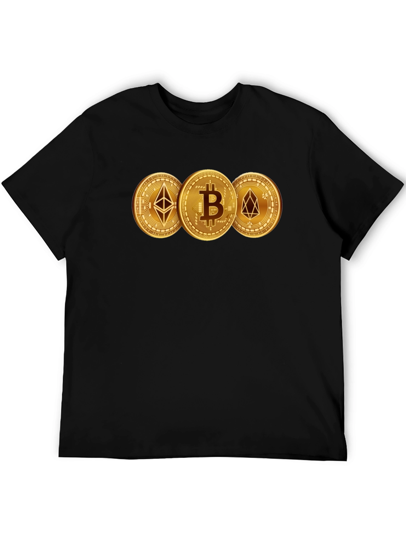 Crypto Coins Bitcoin Ethereum T-Shirt