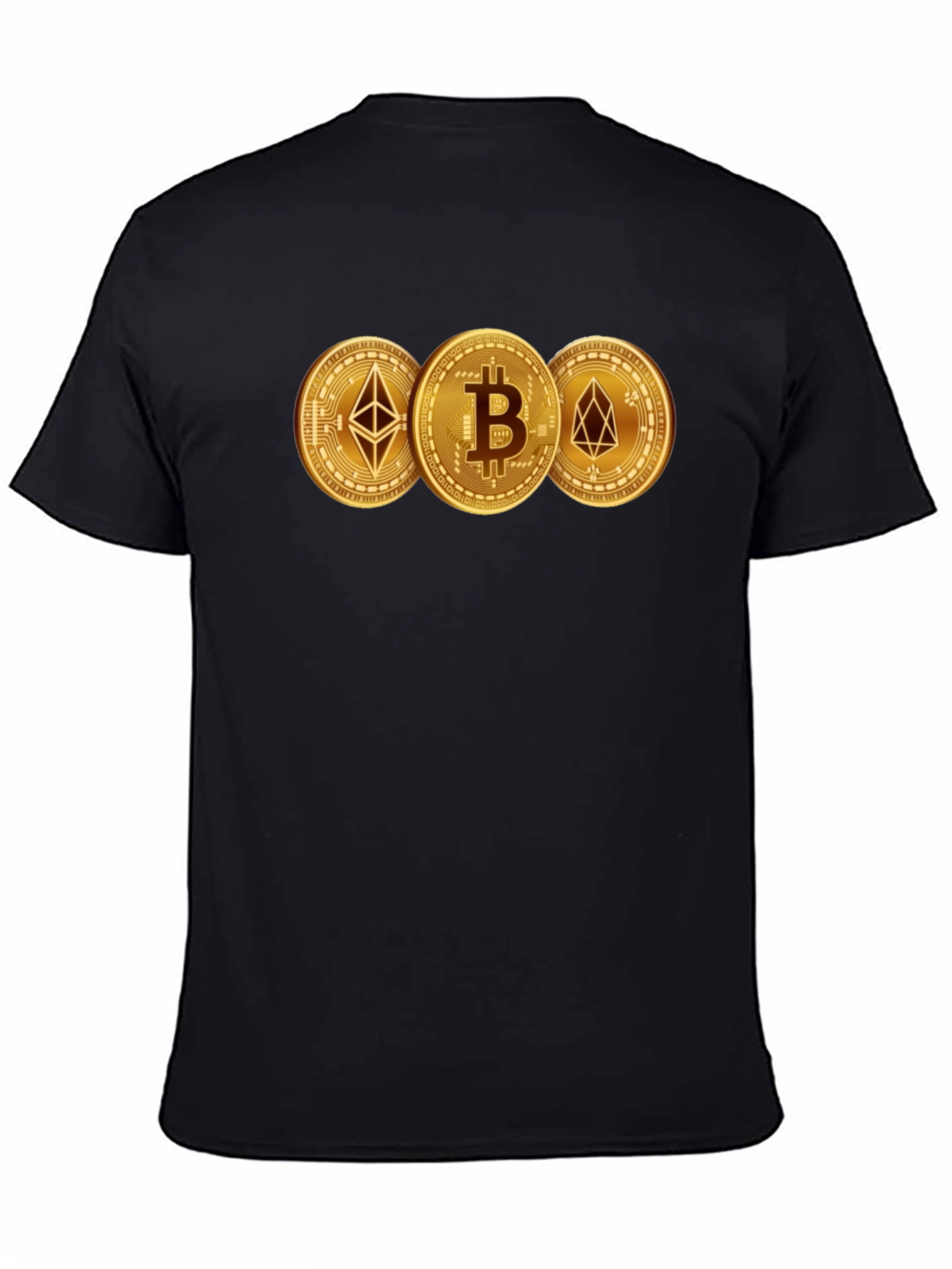 Crypto Coins Bitcoin Ethereum T-Shirt