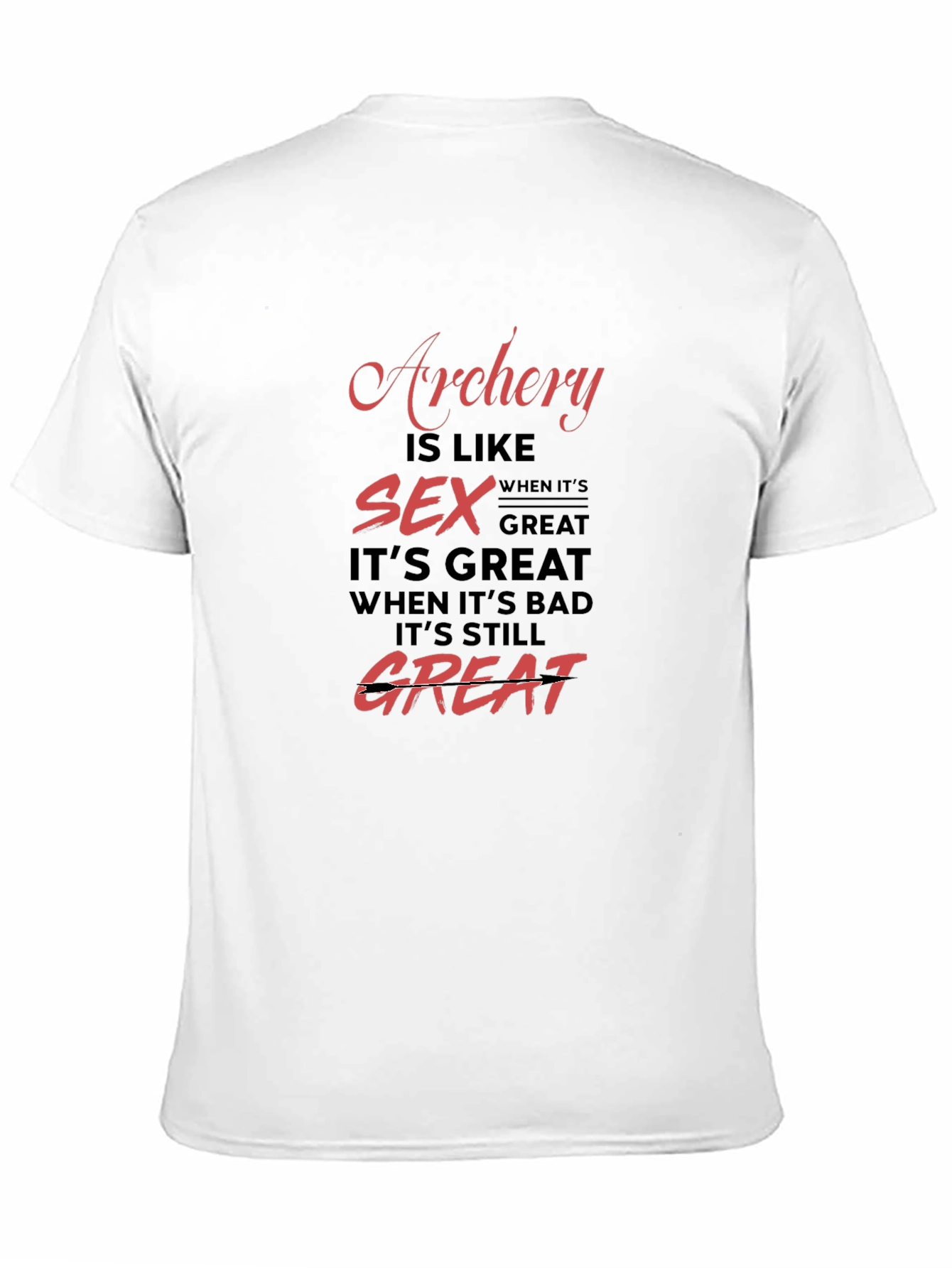 Archery & Sex Funny Graphic T-Shirt