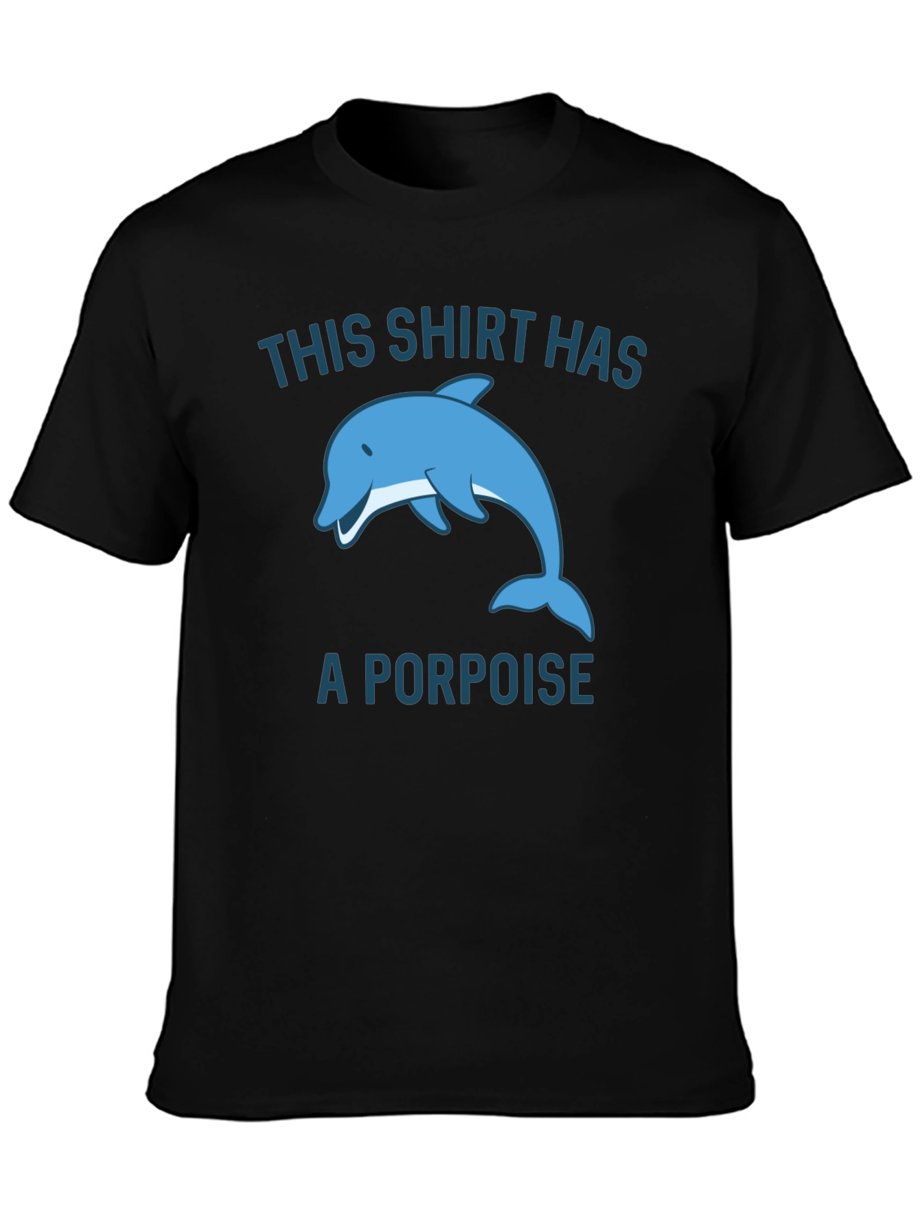 Funny Porpoise Graphic T-Shirt