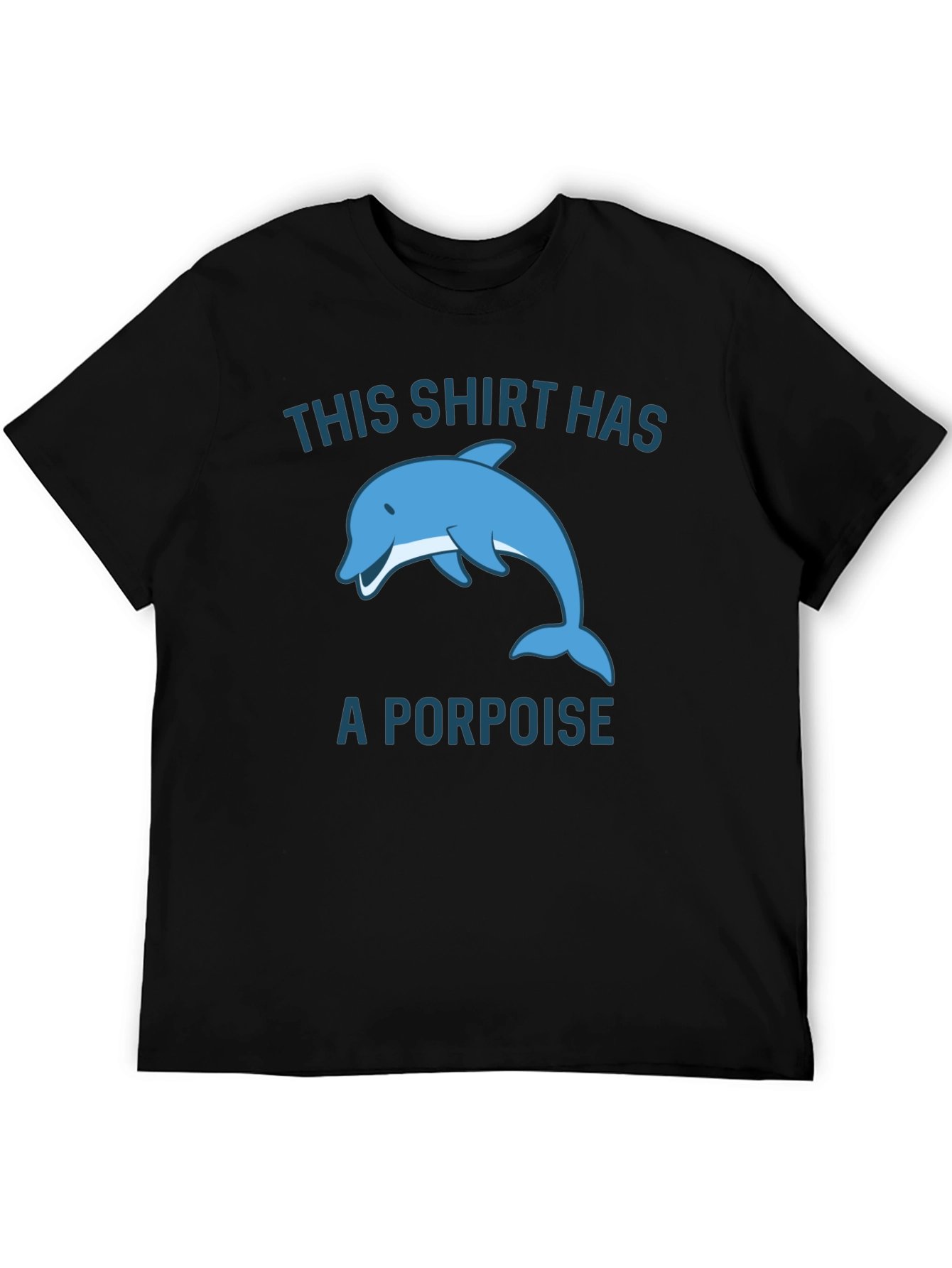 Funny Porpoise Graphic T-Shirt