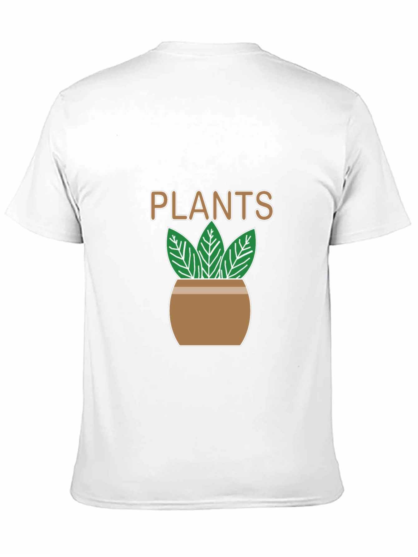 Plants Graphic T-Shirt - Black Casual Tee