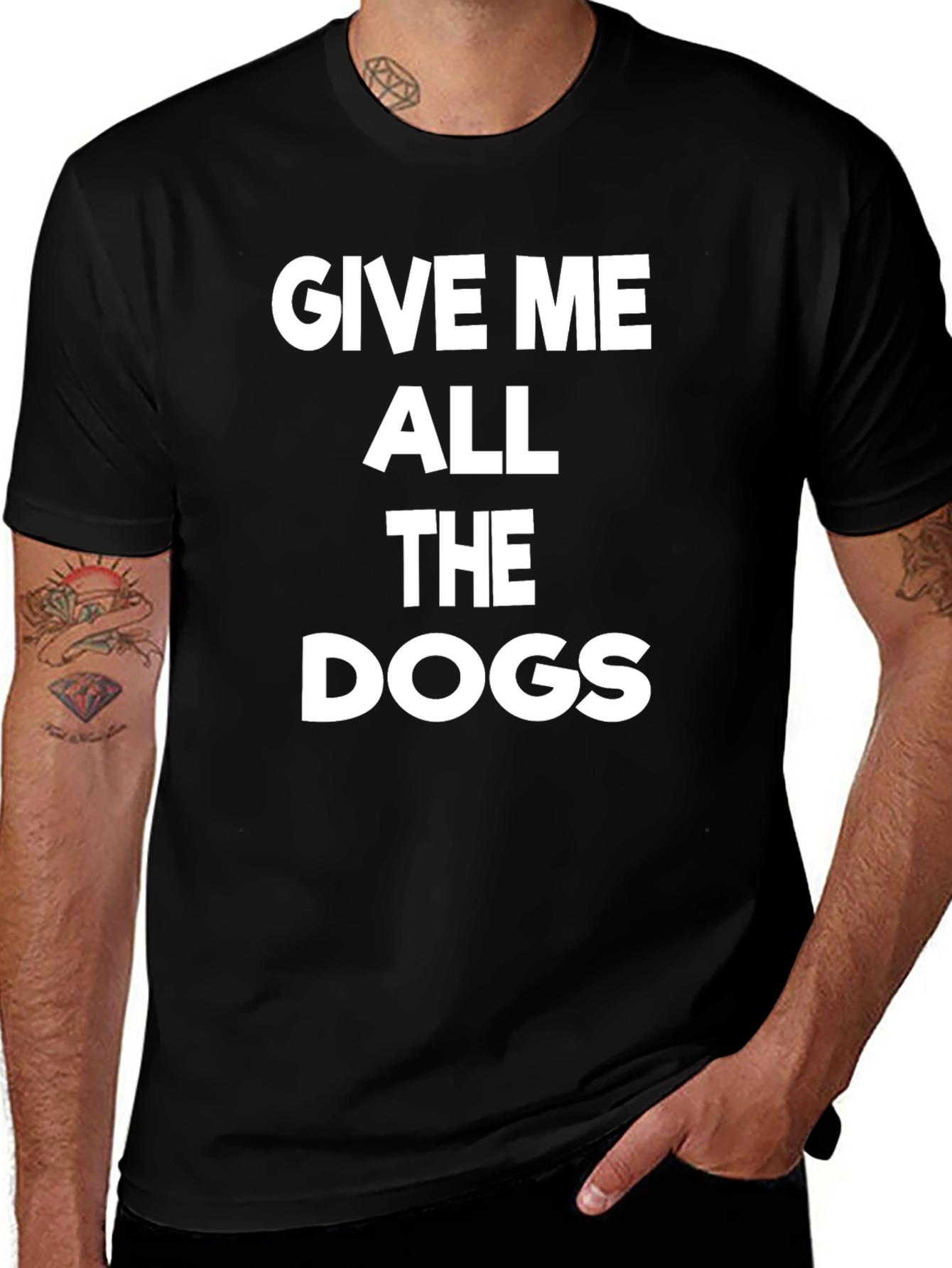 Give Me All The Dogs Graphic Tee