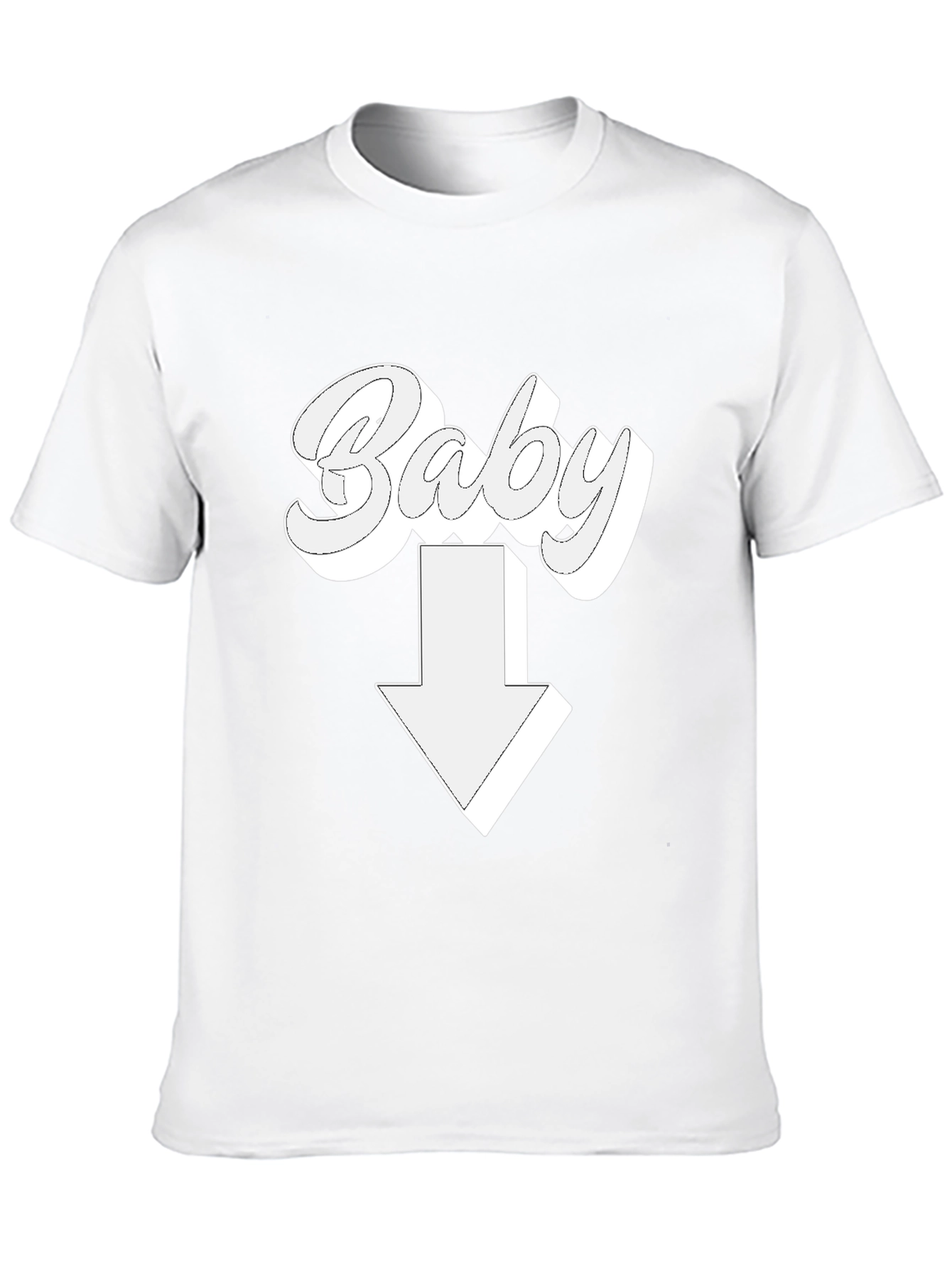 Baby Down Arrow T-Shirt - Novelty Design