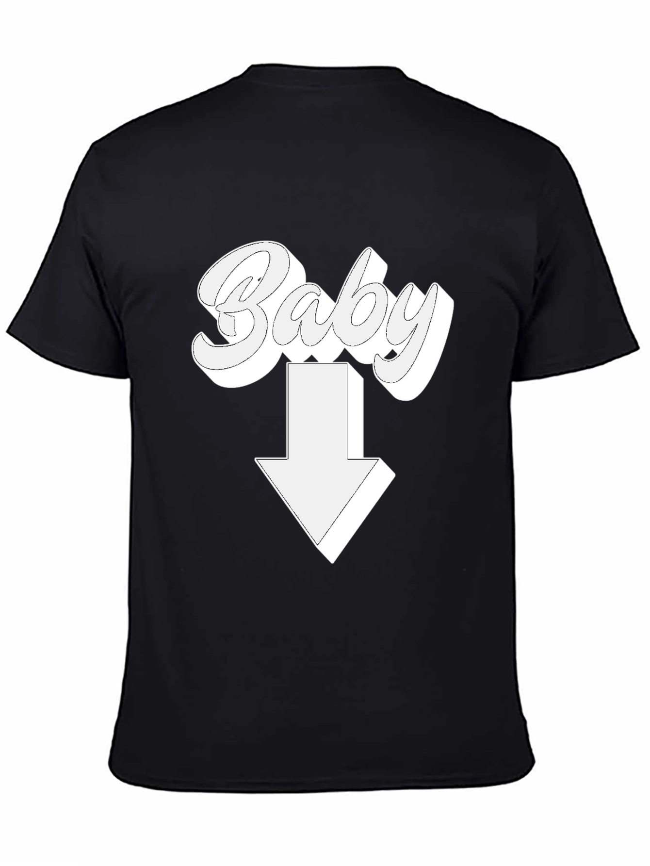 Baby Down Arrow T-Shirt - Novelty Design