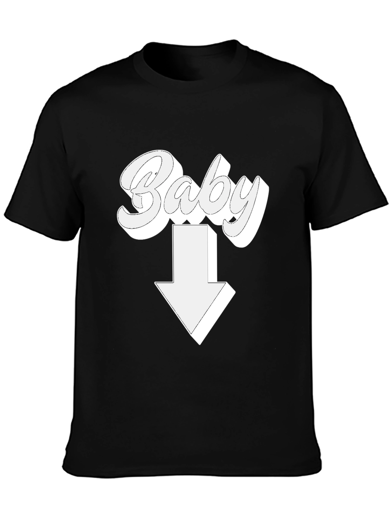 Baby Down Arrow T-Shirt - Novelty Design