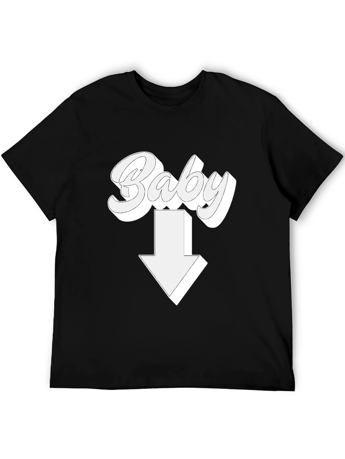 Baby Down Arrow T-Shirt - Novelty Design