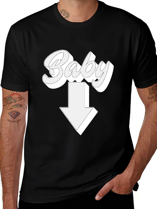 Baby Down Arrow T-Shirt - Novelty Design