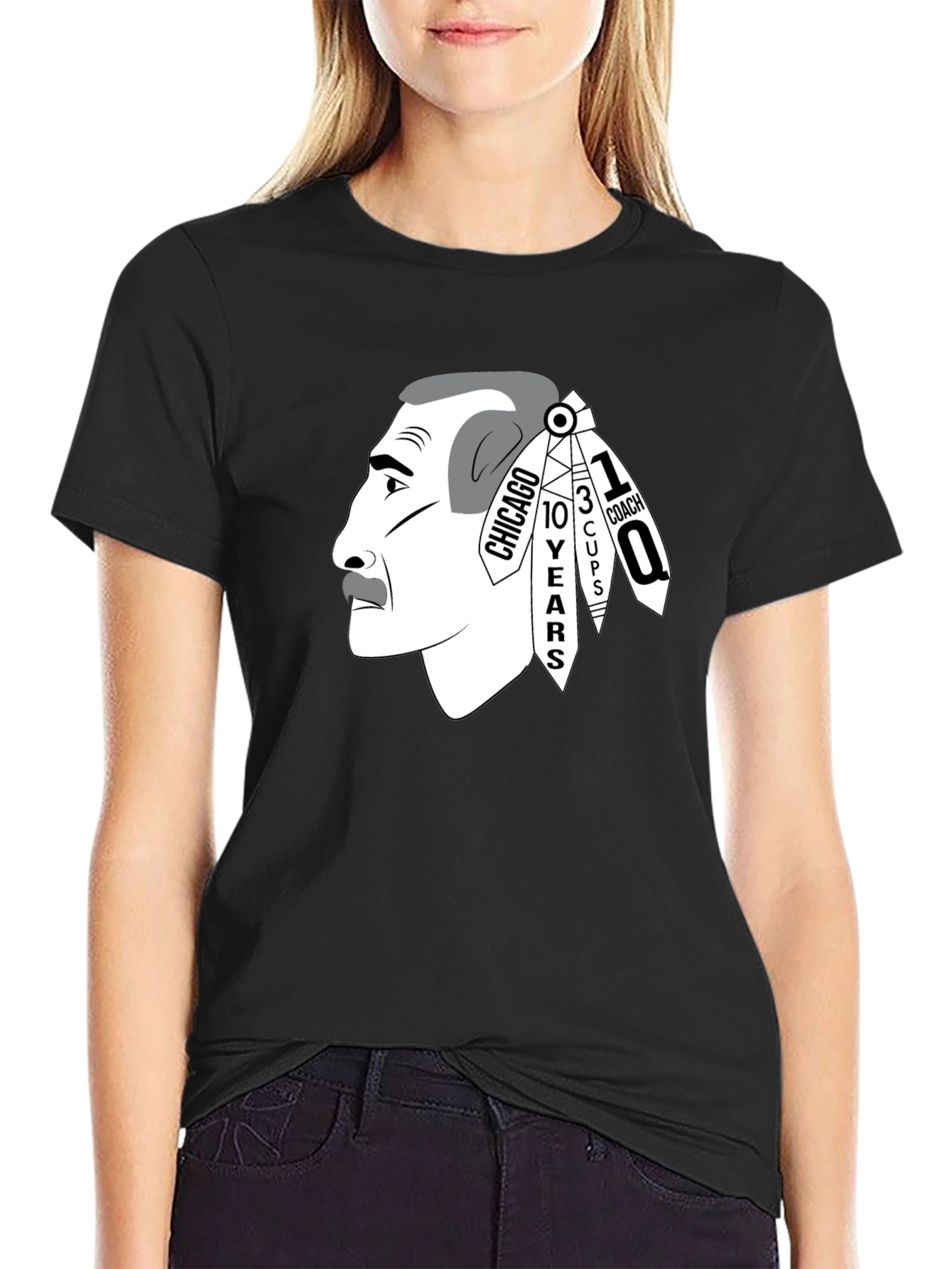 Chicago Blackhawks 1 Coach Q T-Shirt