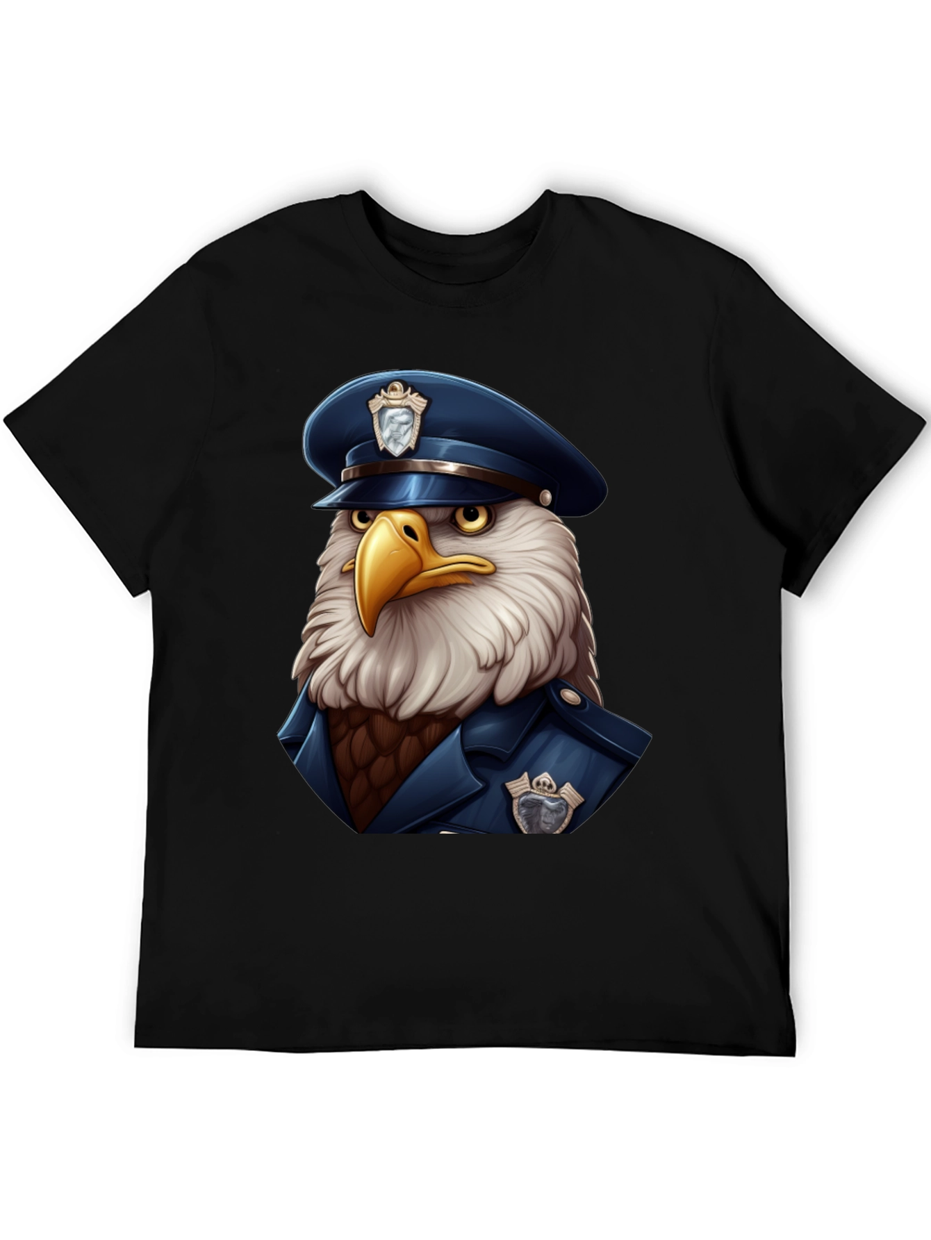 Eagle Police Cartoon T-Shirt