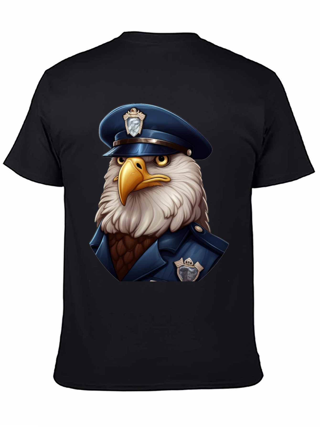 Eagle Police Cartoon T-Shirt
