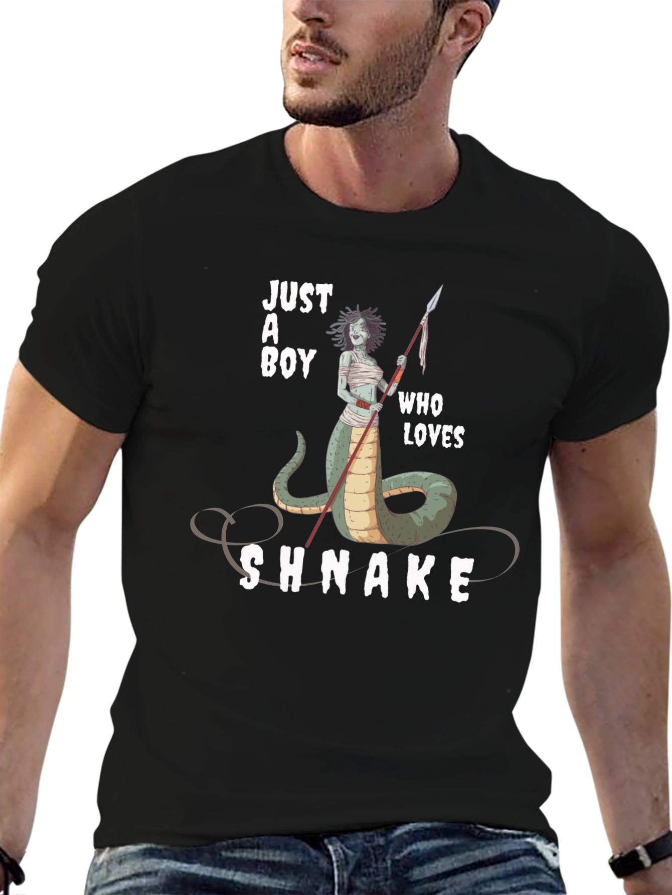 Just a Boy Who Loves Shnake T-Shirt