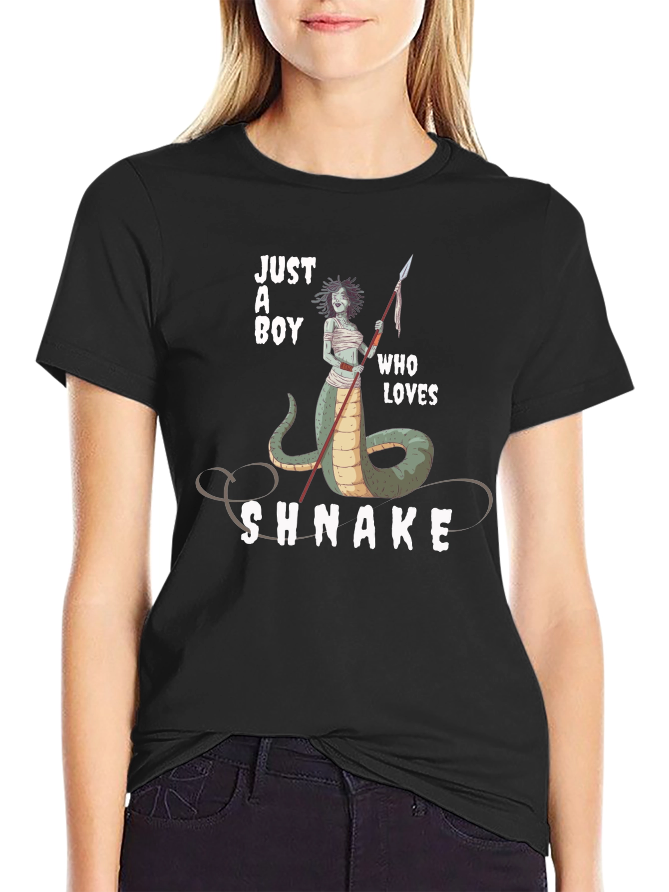 Just a Boy Who Loves Shnake T-Shirt