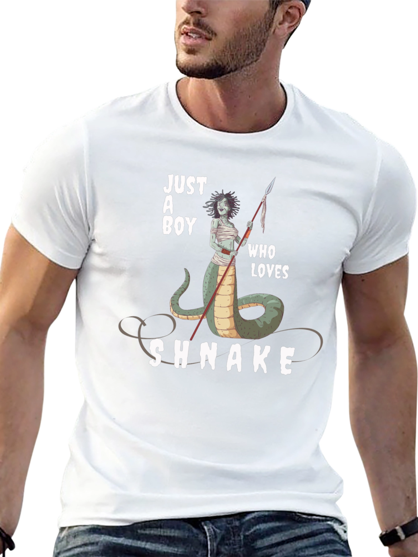Just a Boy Who Loves Shnake T-Shirt