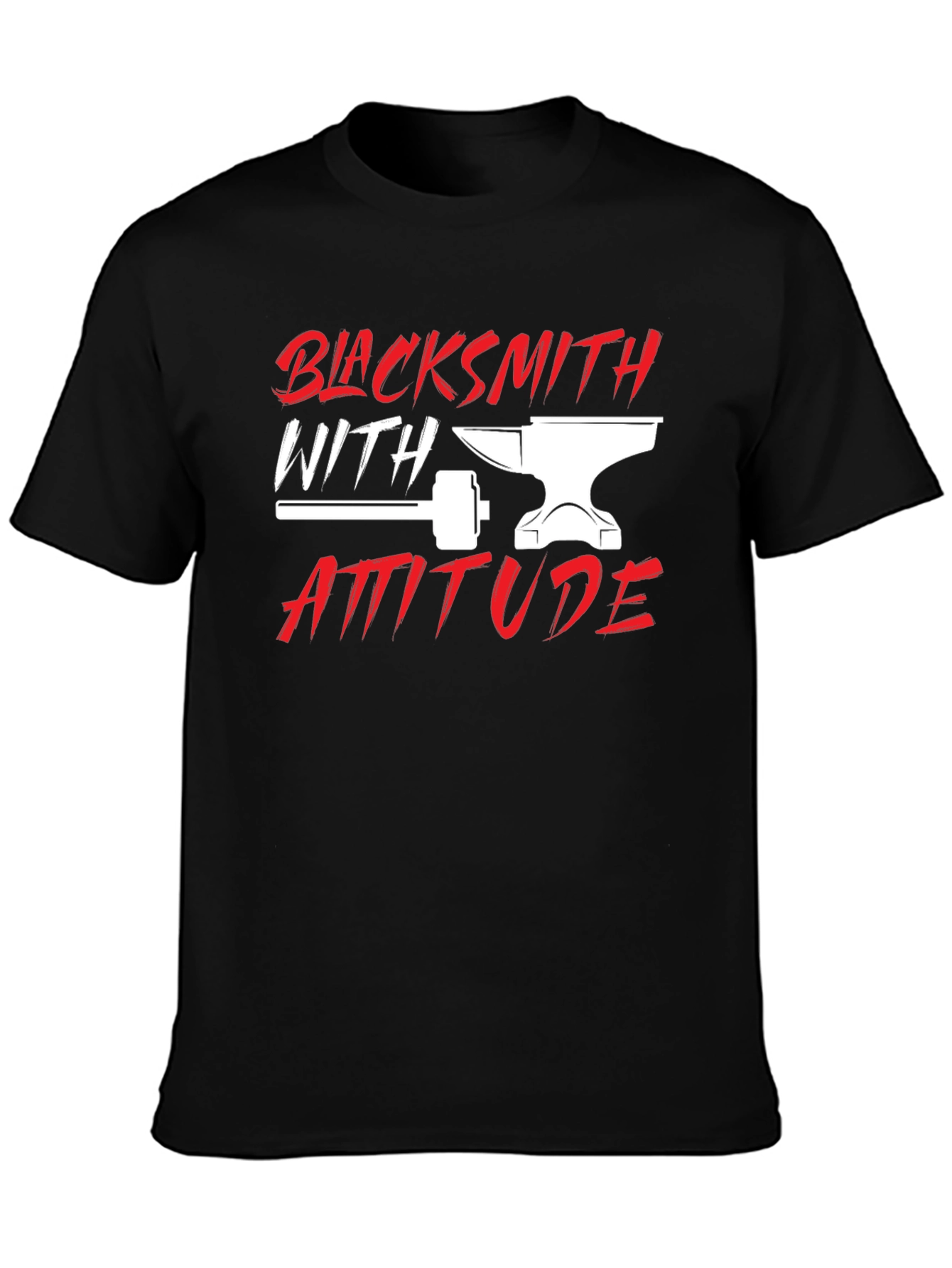 Blacksmith with Attitude Graphic T-Shirt