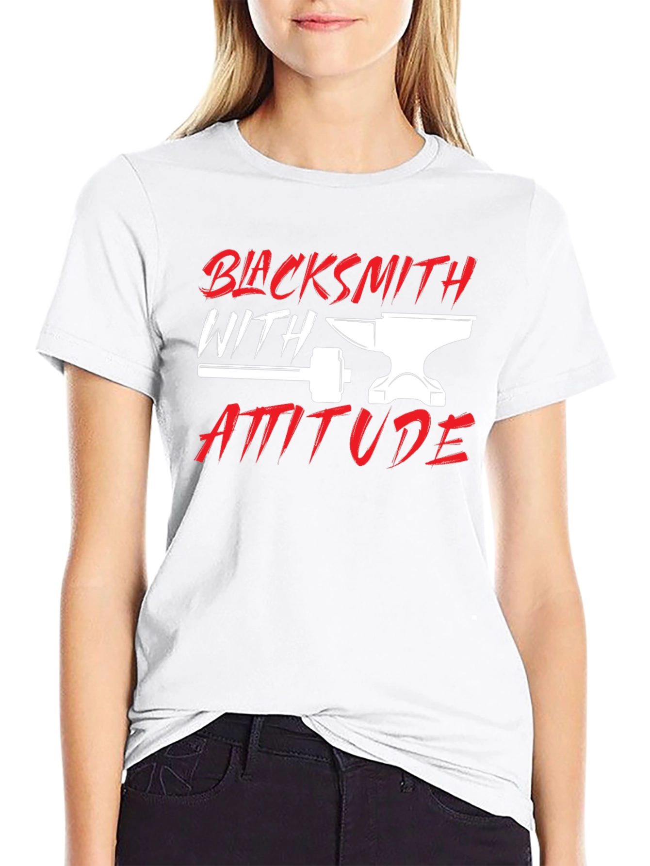 Blacksmith with Attitude Graphic T-Shirt