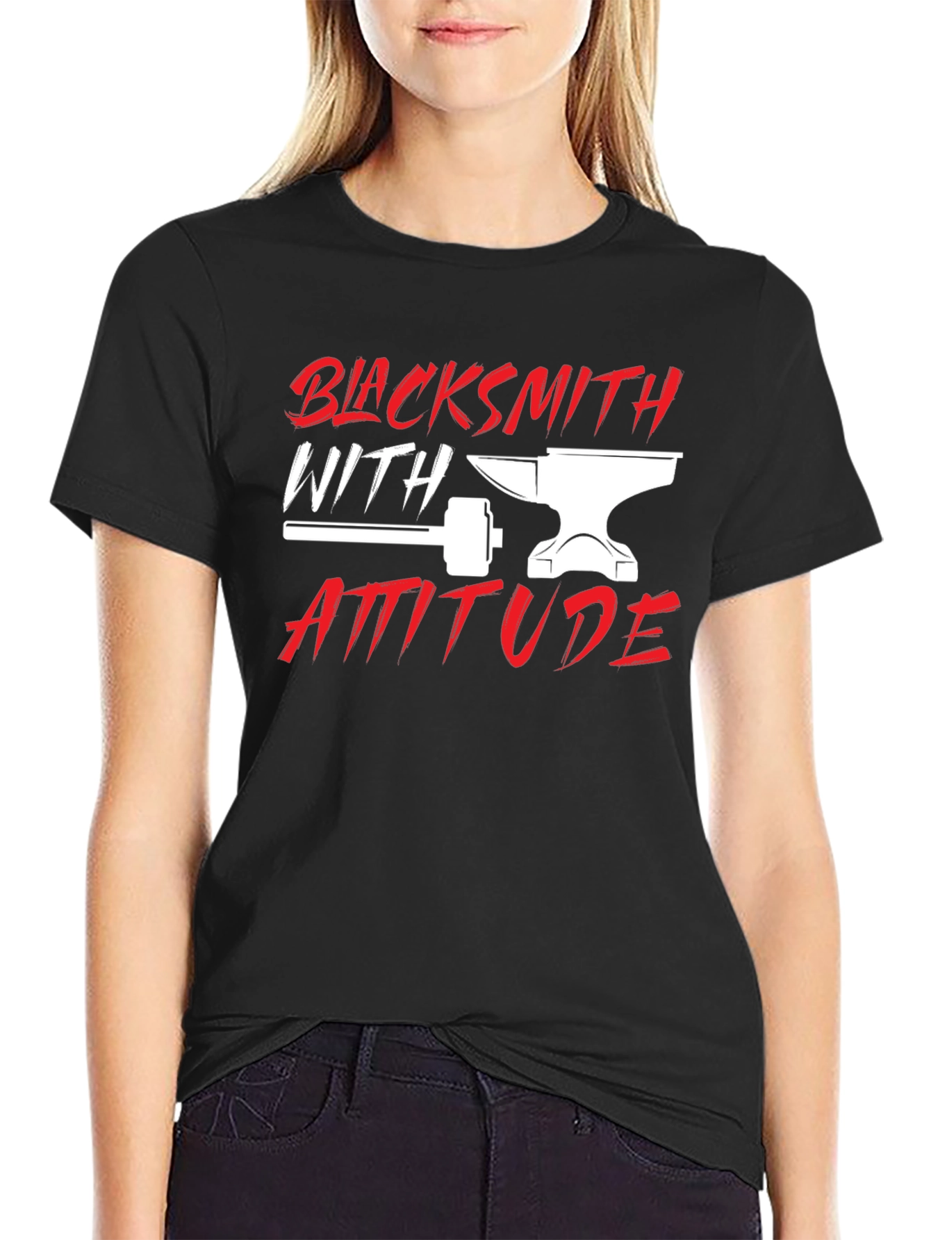 Blacksmith with Attitude Graphic T-Shirt