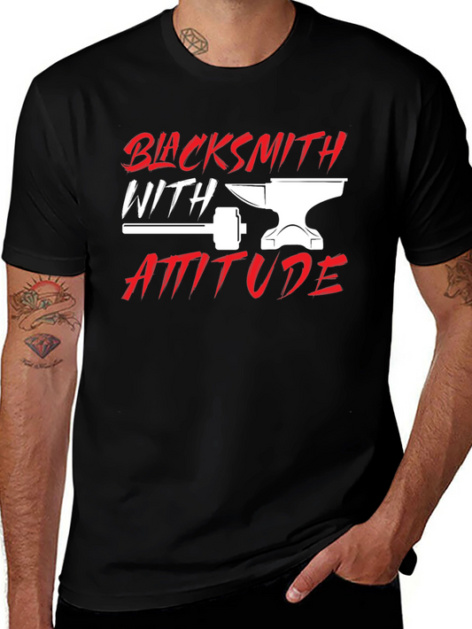 Blacksmith with Attitude Graphic T-Shirt