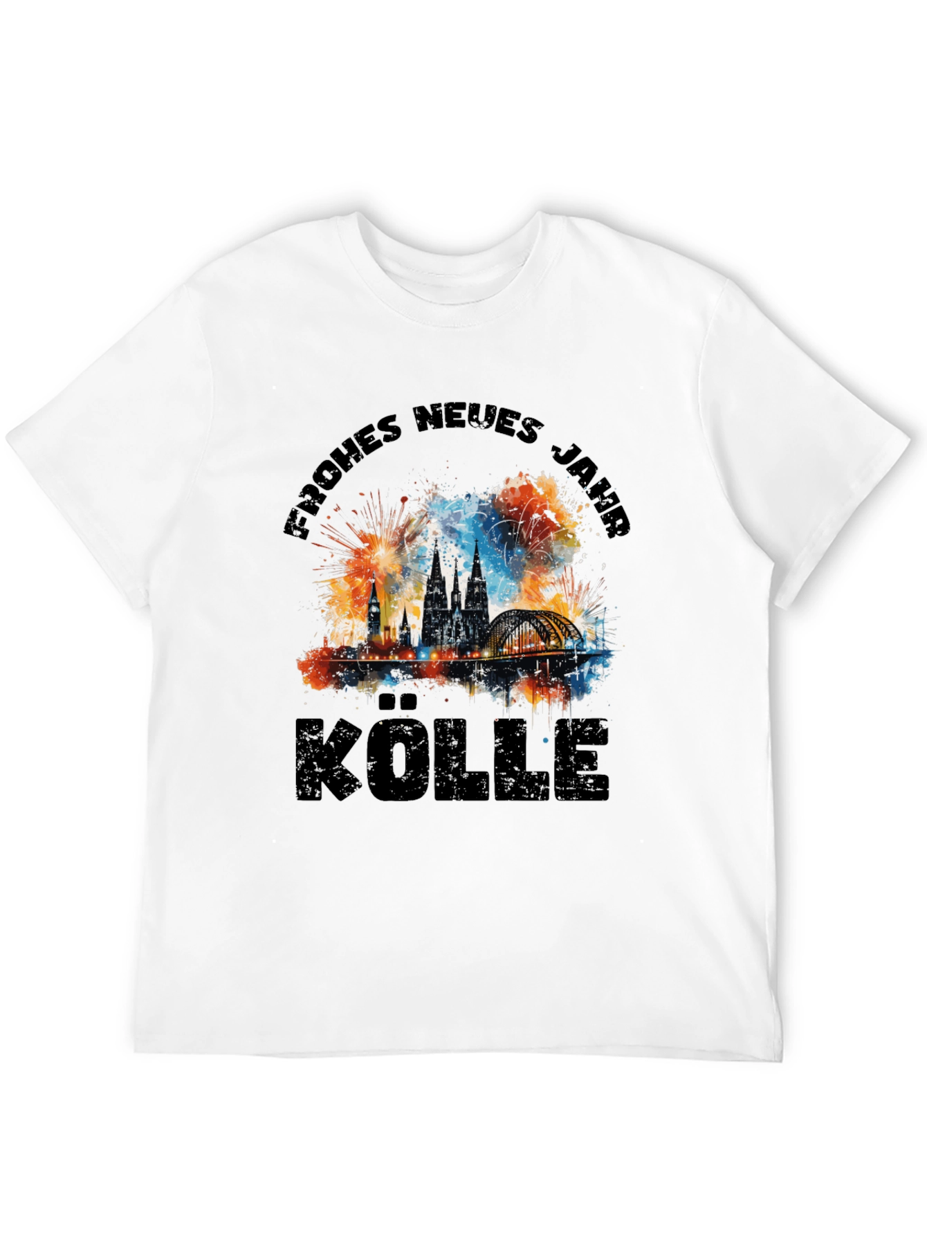 Frohes Neues Jahr Kölle Black T-Shirt