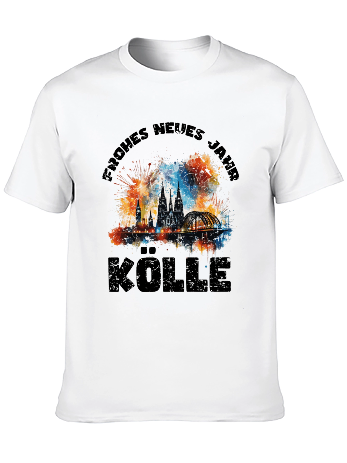 Frohes Neues Jahr Kölle Black T-Shirt