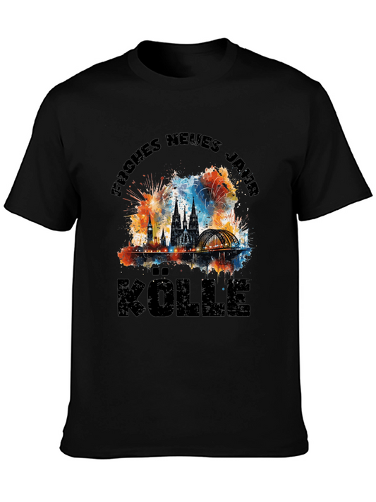 Frohes Neues Jahr Kölle Black T-Shirt