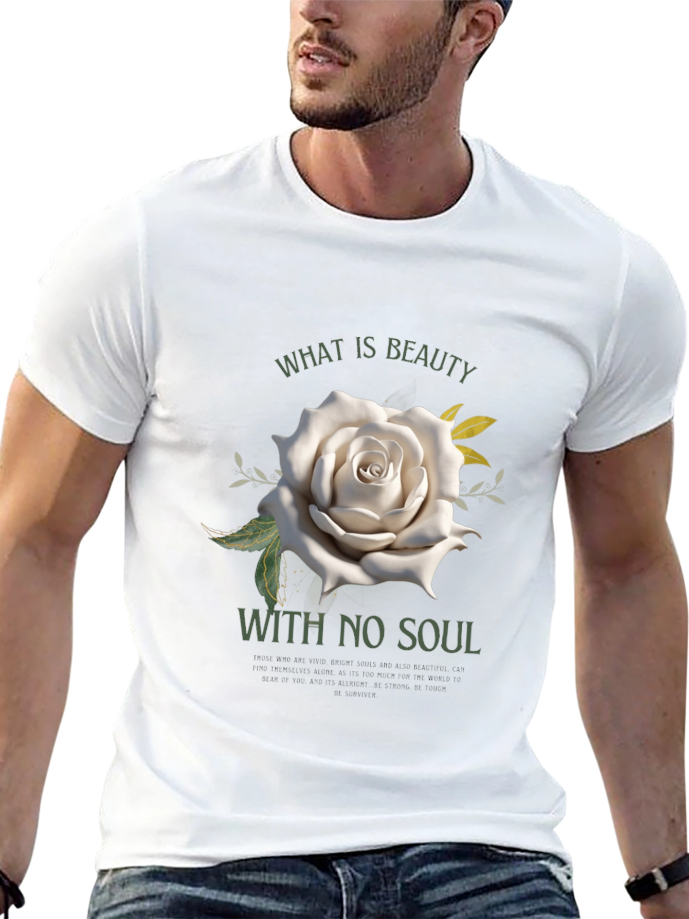 Beauty with No Soul Black T-Shirt