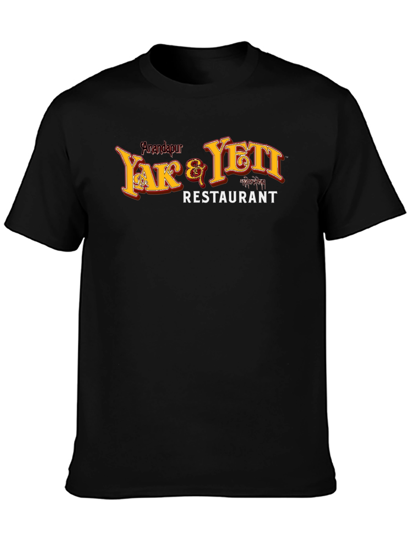 Yak & Yeti Restaurant Black T-Shirt