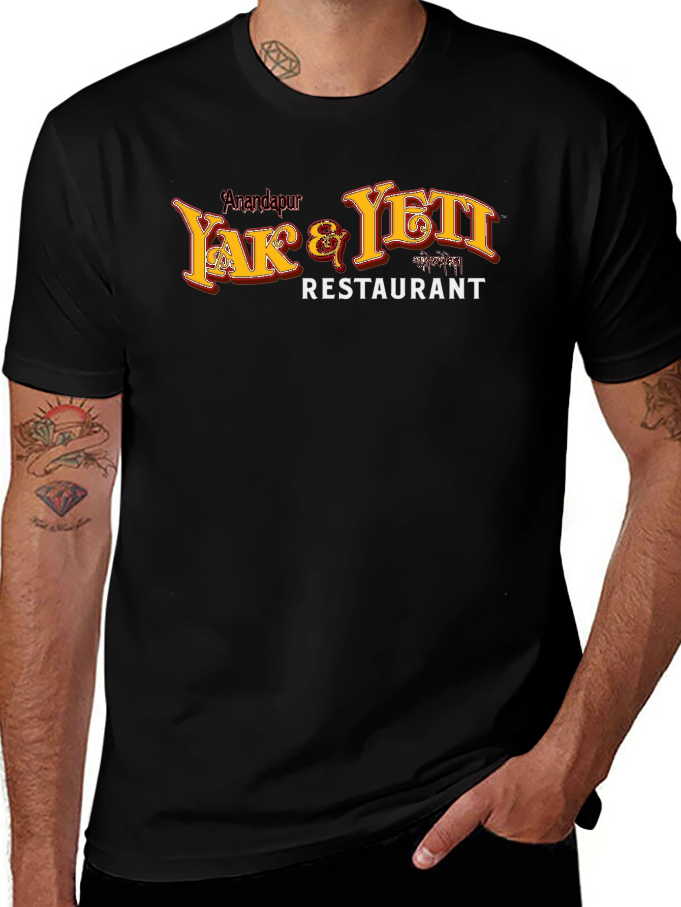 Yak & Yeti Restaurant Black T-Shirt
