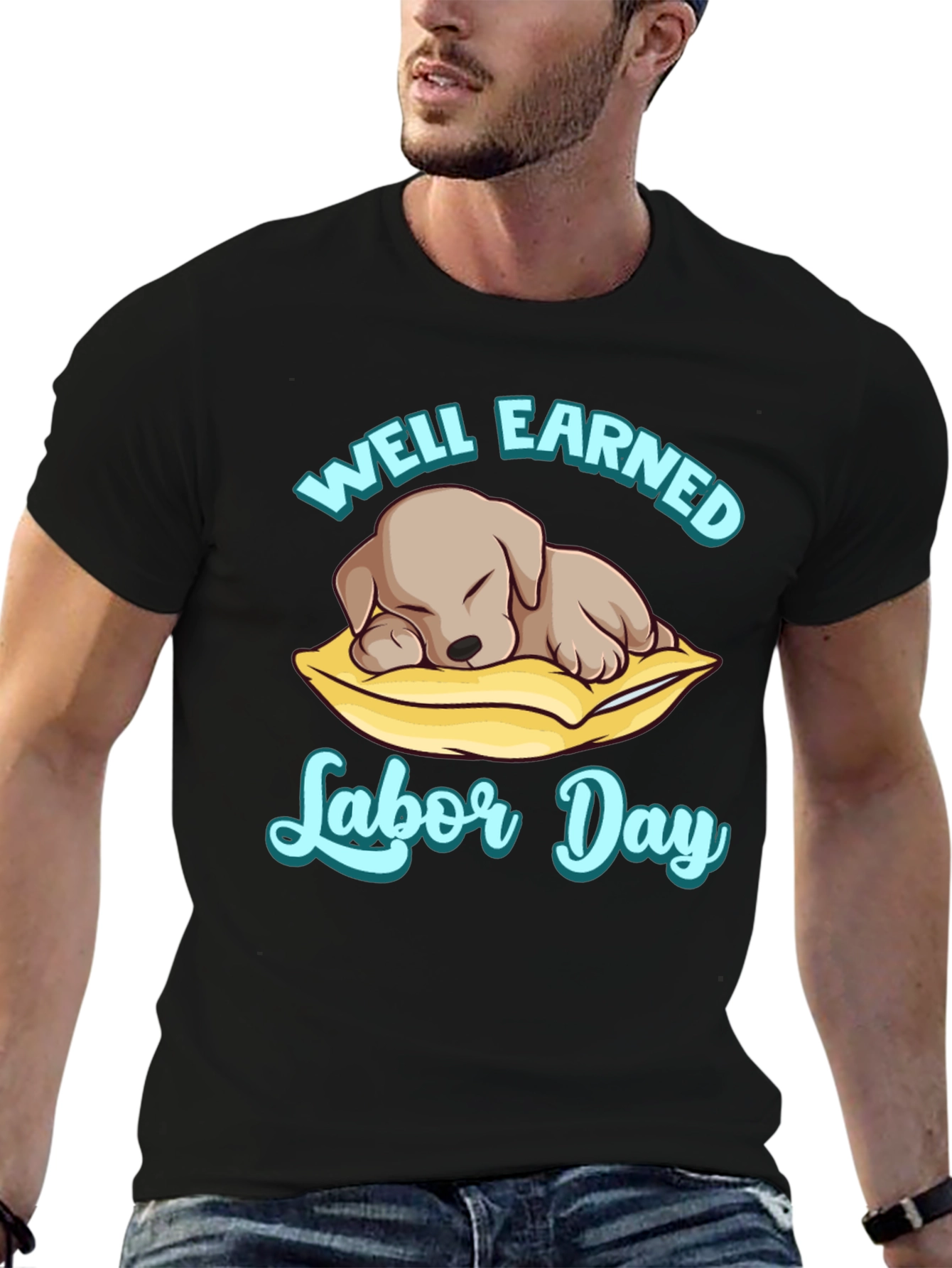Well Earned Labor Day Puppy T-Shirt