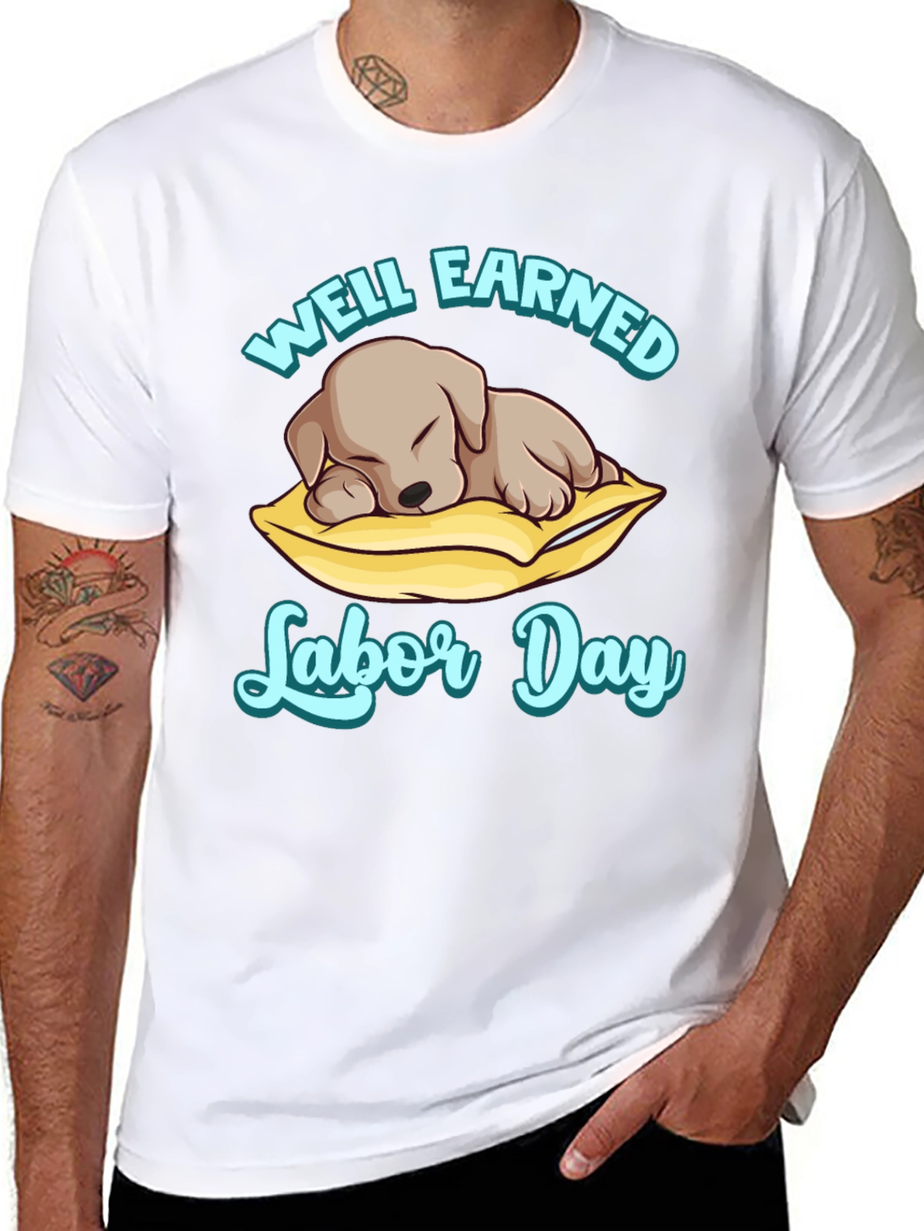 Well Earned Labor Day Puppy T-Shirt