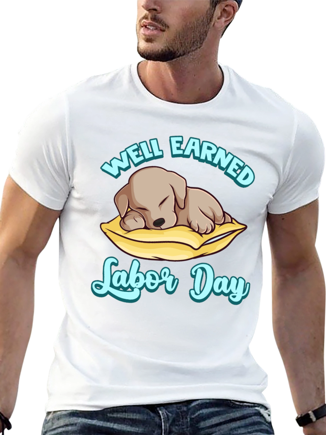 Well Earned Labor Day Puppy T-Shirt