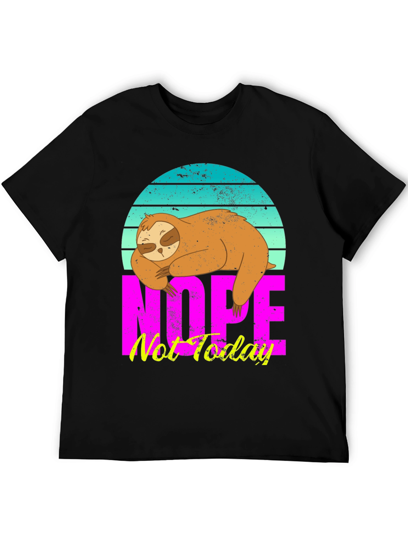 Sloth Nope Not Today Graphic Tee