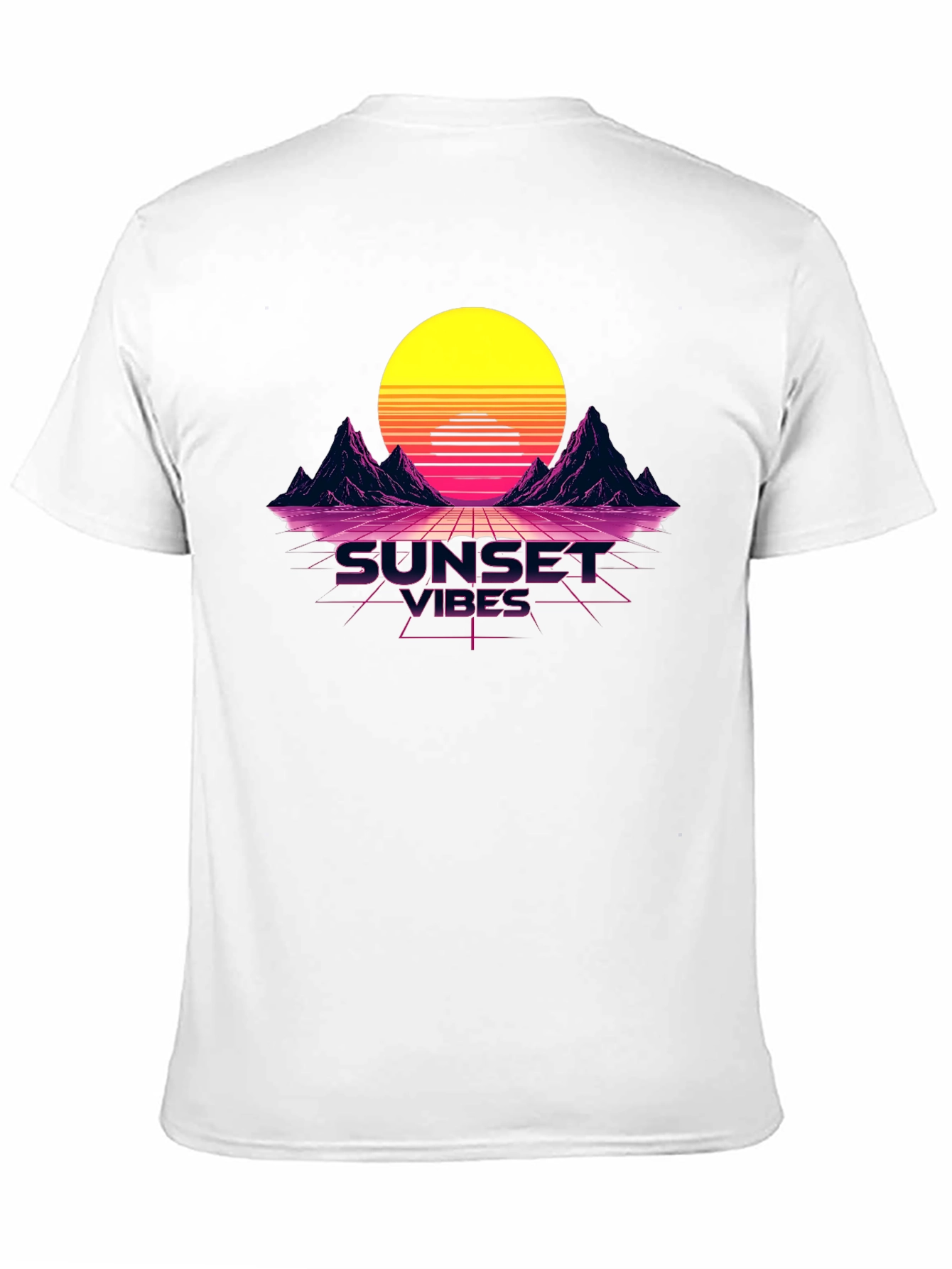 Sunset Vibes Graphic Tee - Retro Design