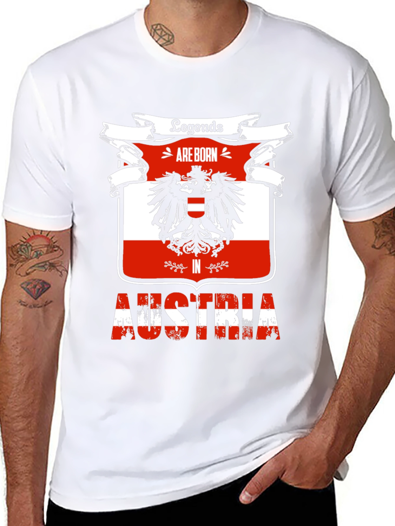 Legends Born in Austria Graphic T-Shirt
