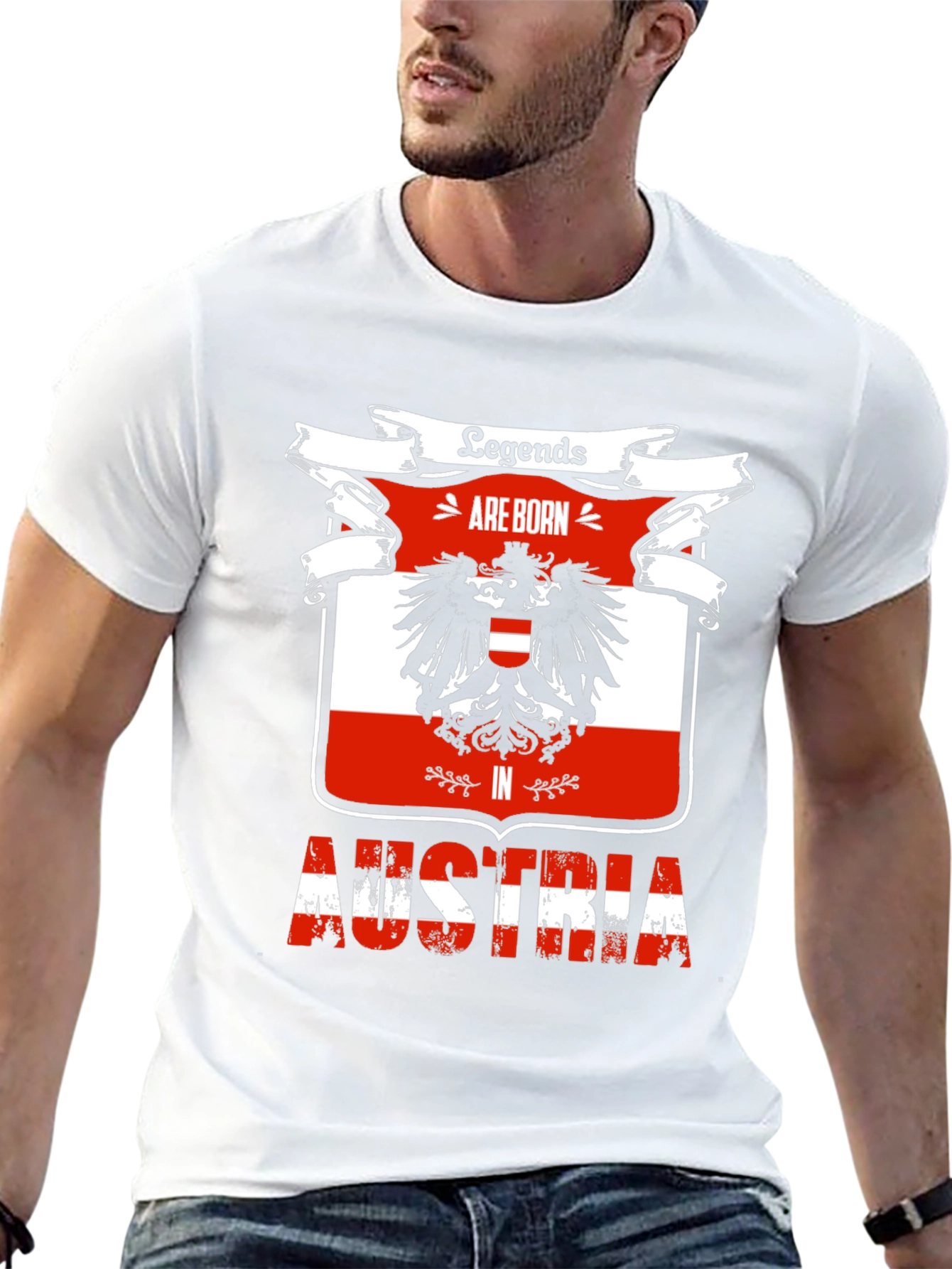 Legends Born in Austria Graphic T-Shirt