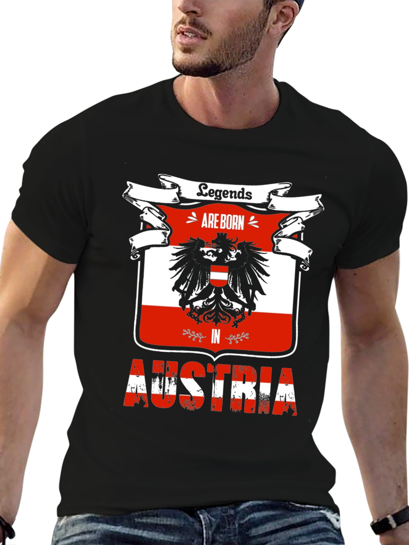Legends Born in Austria Graphic T-Shirt