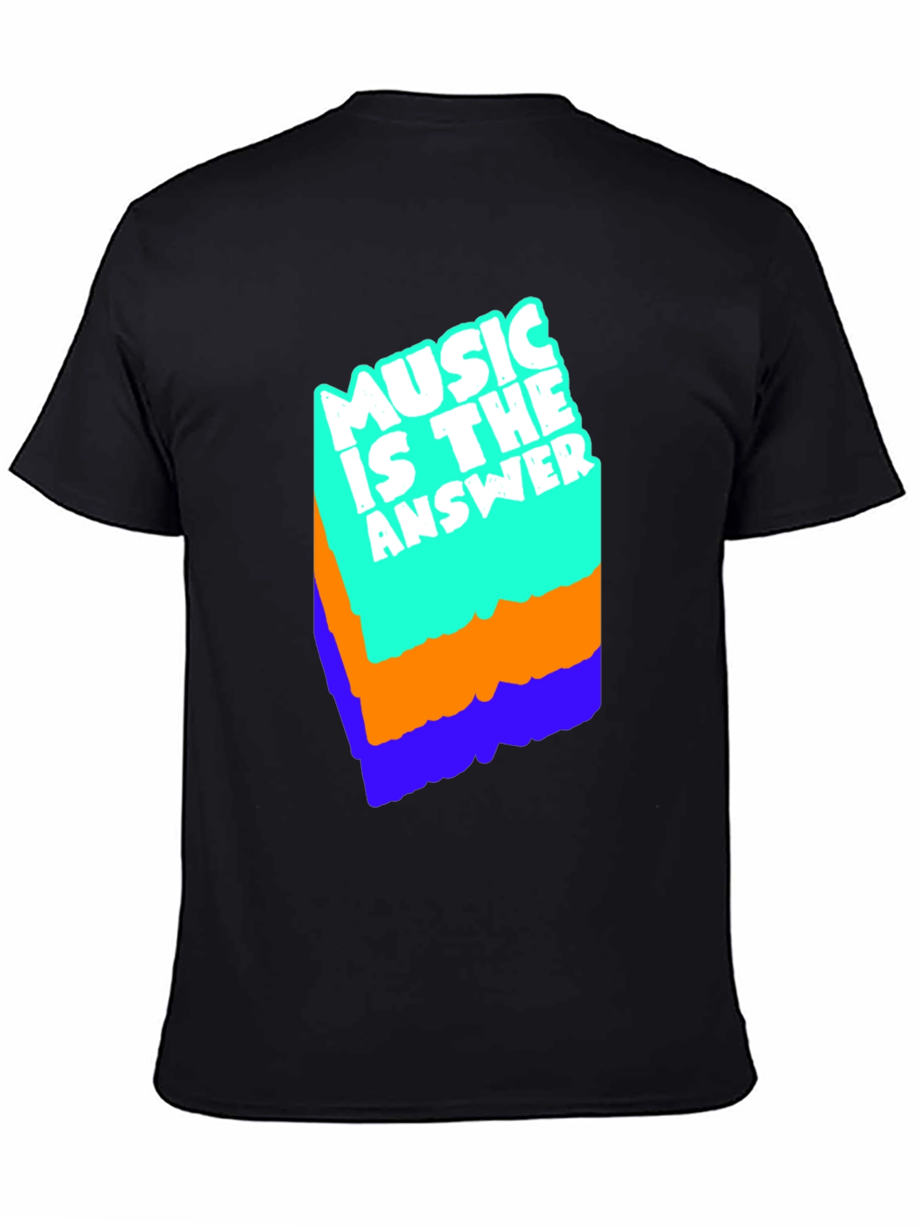 Music Is The Answer Graphic T-Shirt