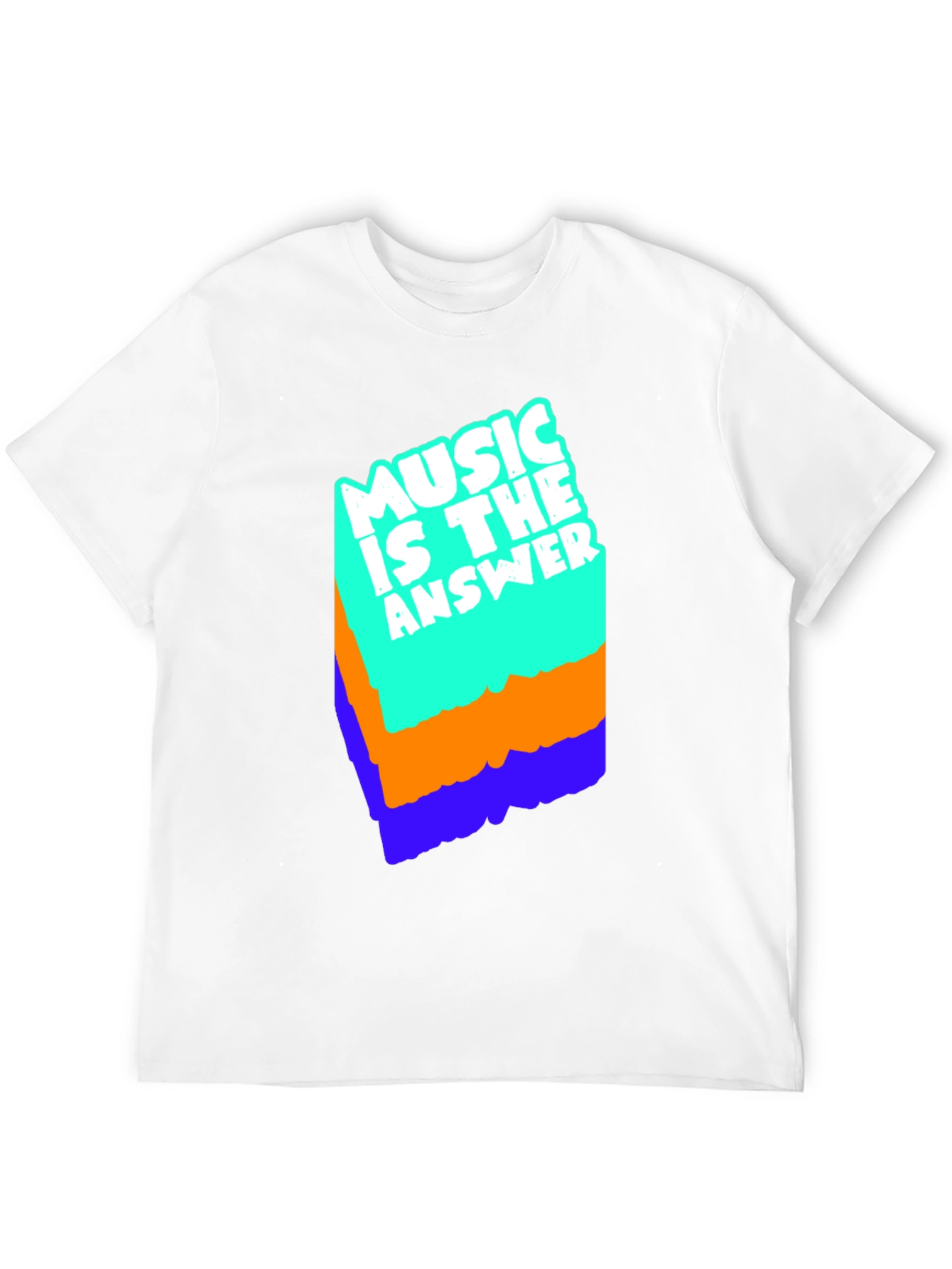 Music Is The Answer Graphic T-Shirt