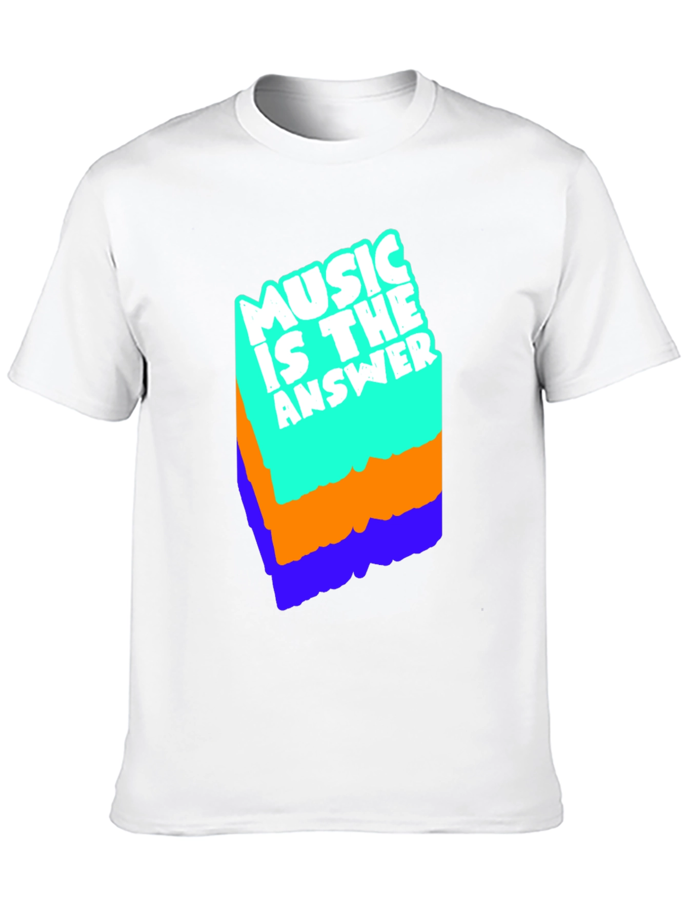 Music Is The Answer Graphic T-Shirt