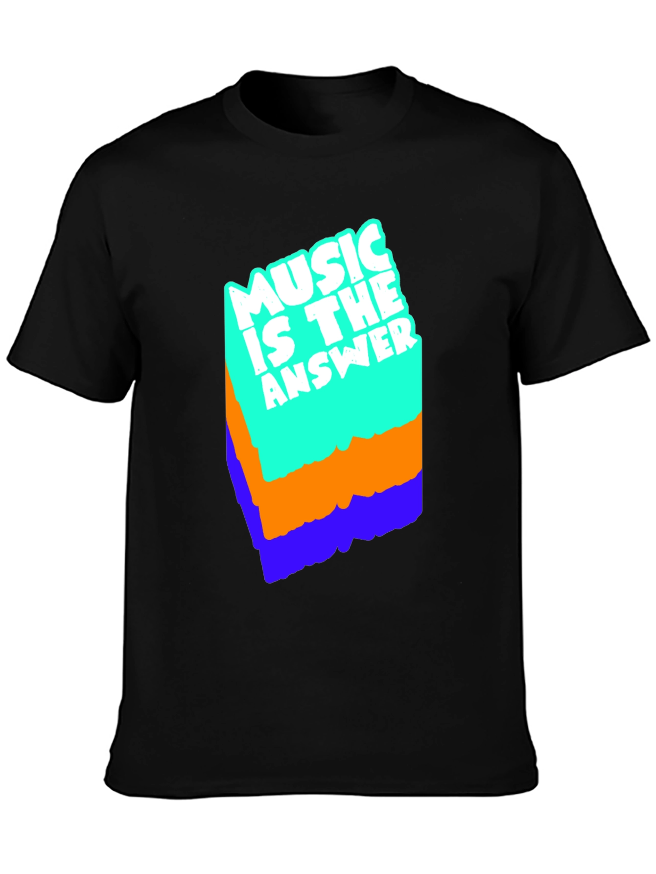 Music Is The Answer Graphic T-Shirt