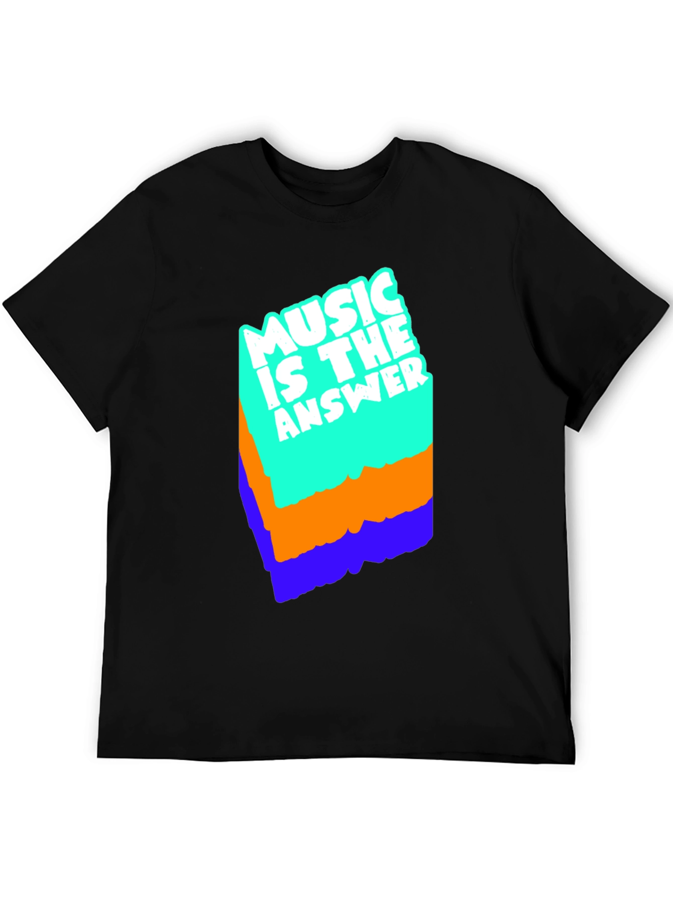 Music Is The Answer Graphic T-Shirt
