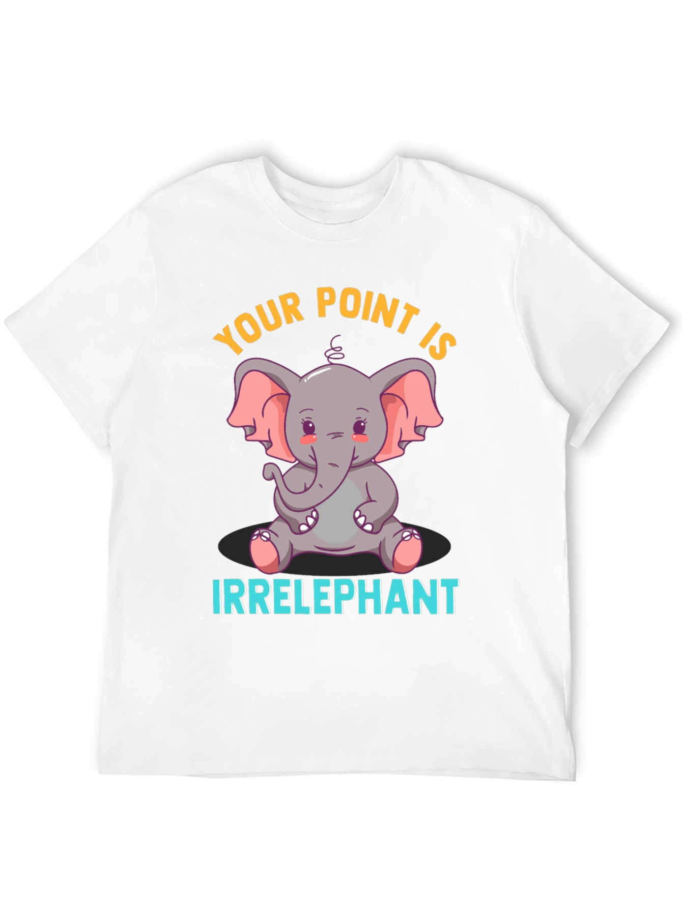 Irrelephant Humor Graphic T-Shirt