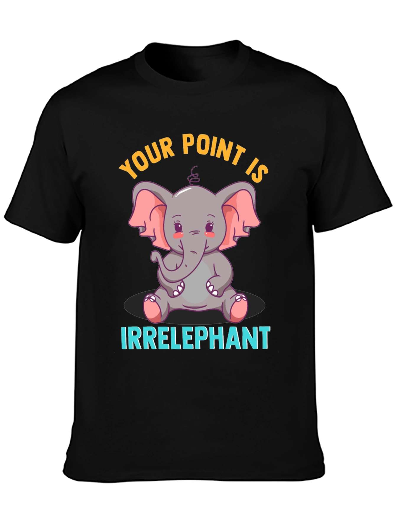 Irrelephant Humor Graphic T-Shirt