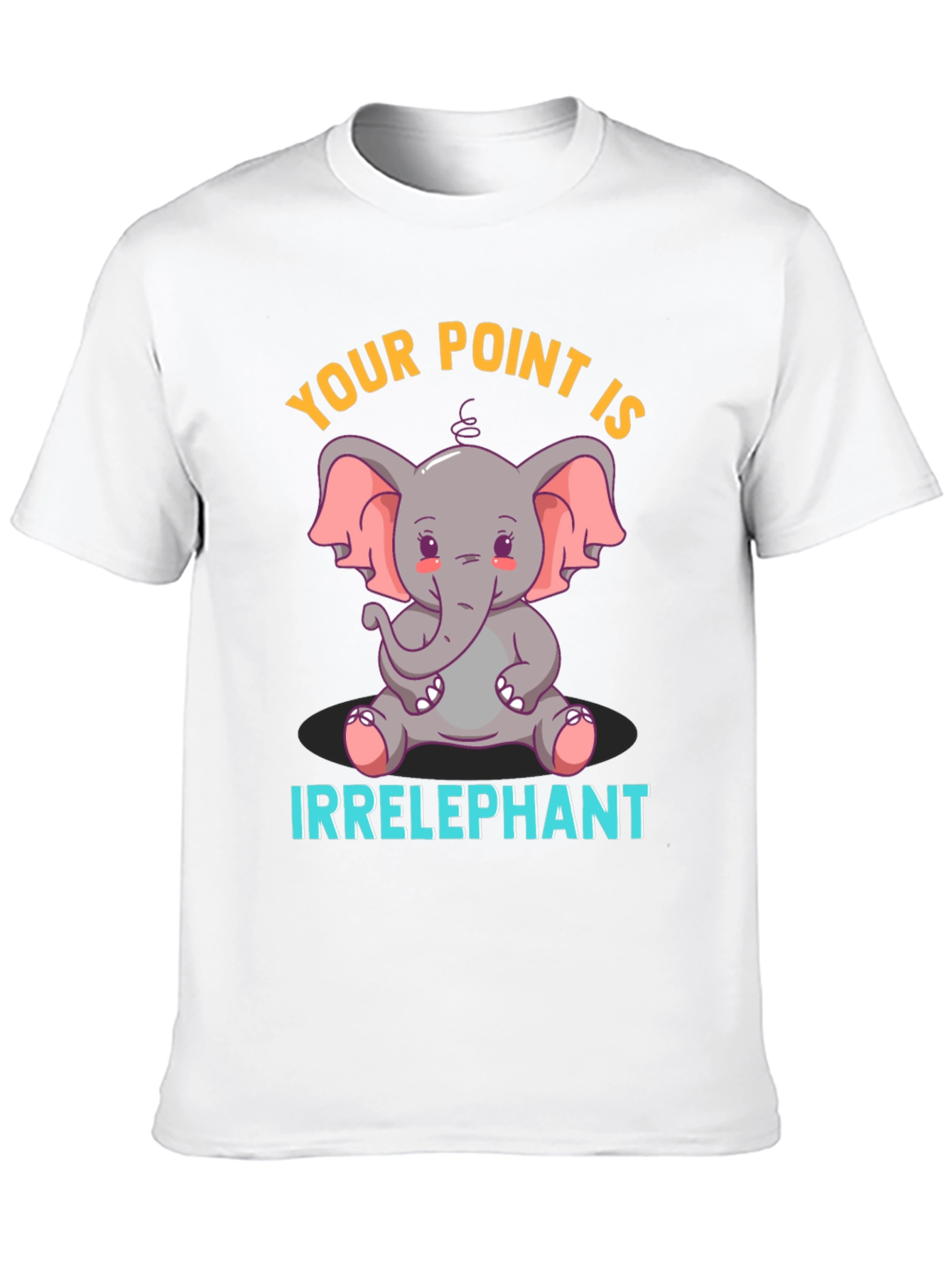 Irrelephant Humor Graphic T-Shirt