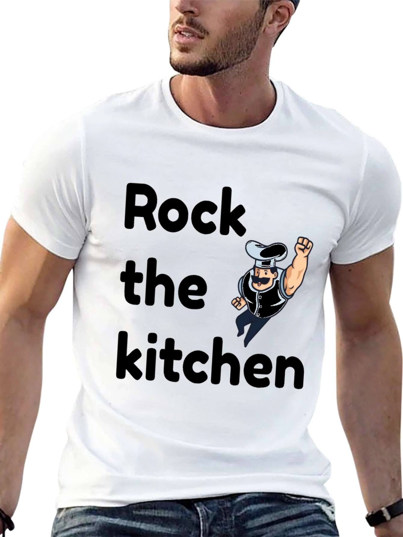 Rock the Kitchen Chef Graphic Tee