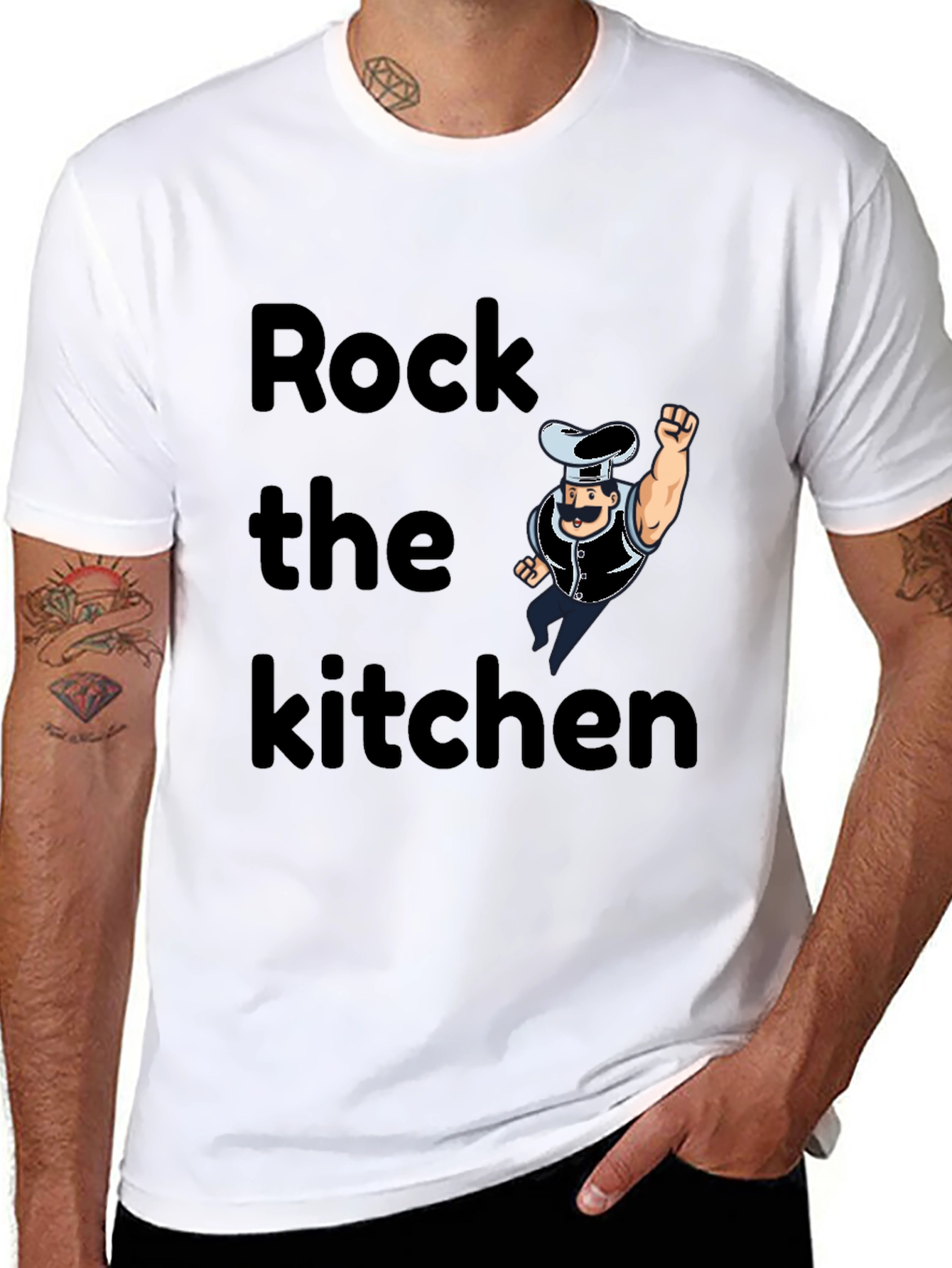 Rock the Kitchen Chef Graphic Tee