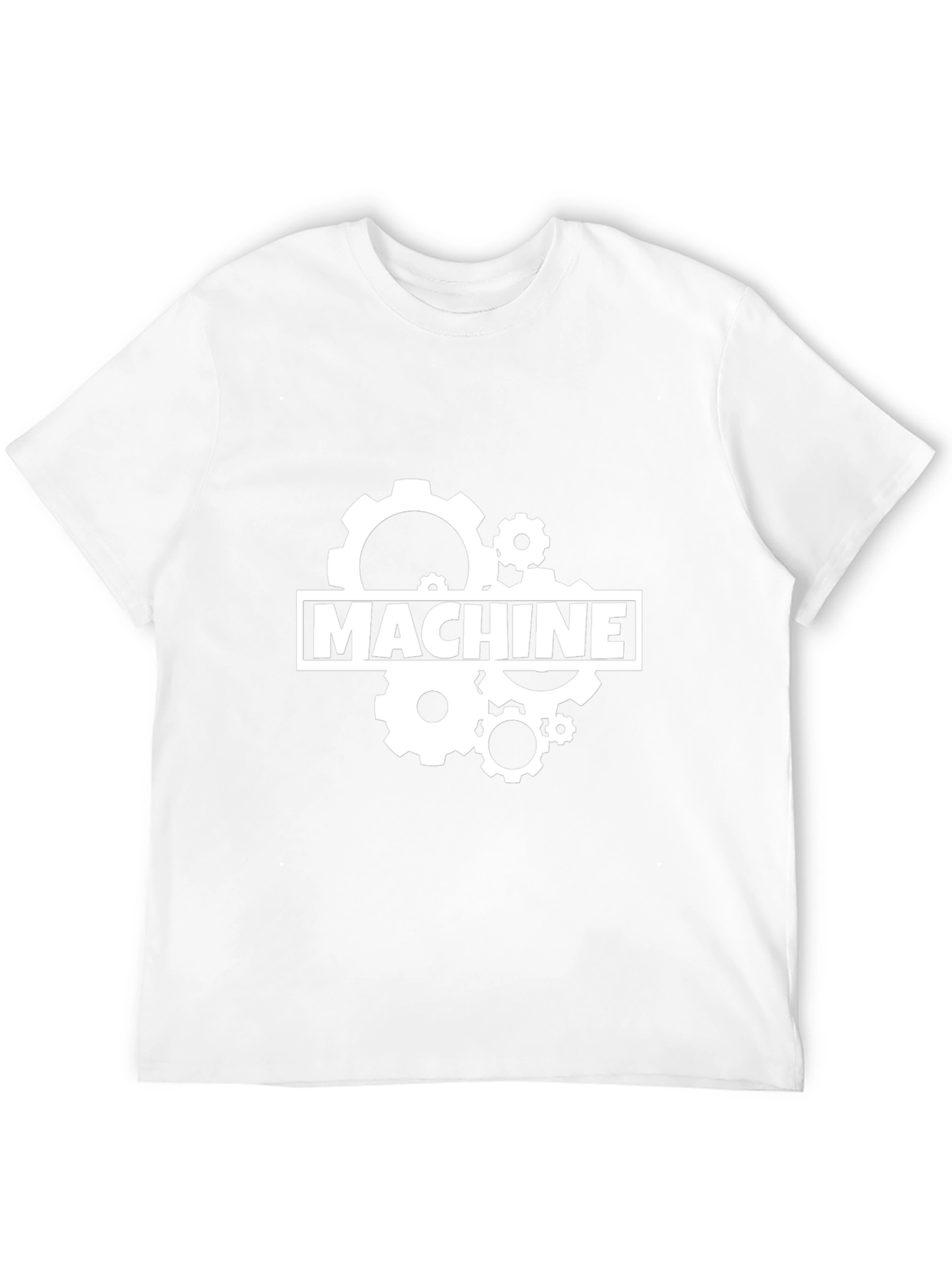 Machine Gear Graphic T-Shirt - Black Cotton Tee