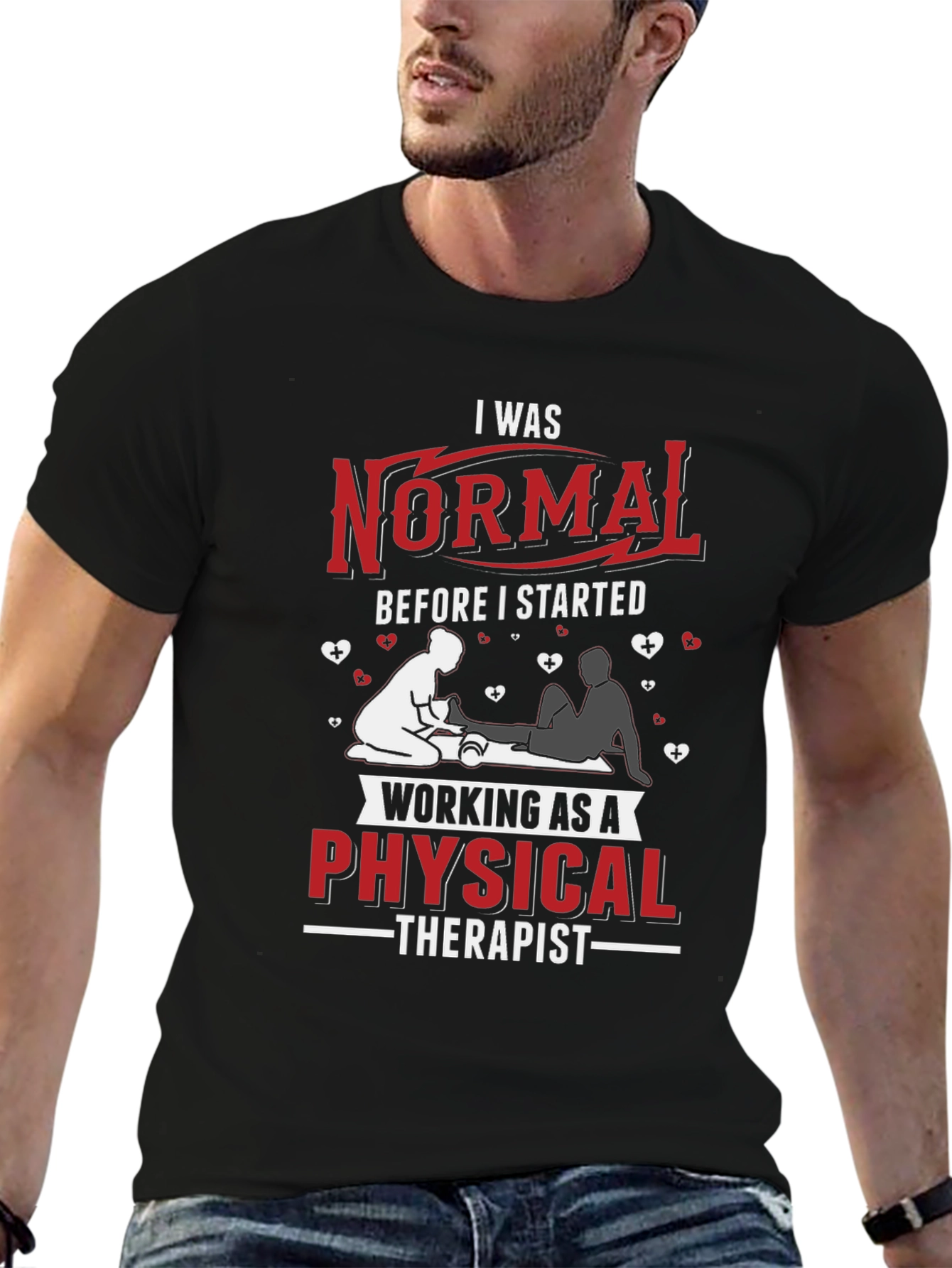 Physical Therapist Novelty Graphic T-Shirt
