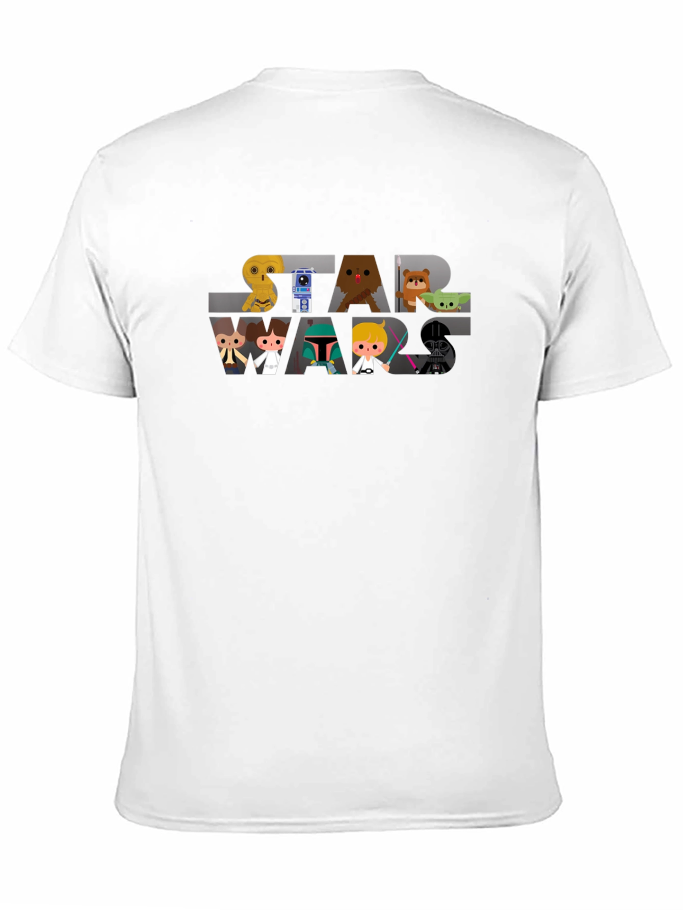 Star Wars Cartoon Character Graphic Tee