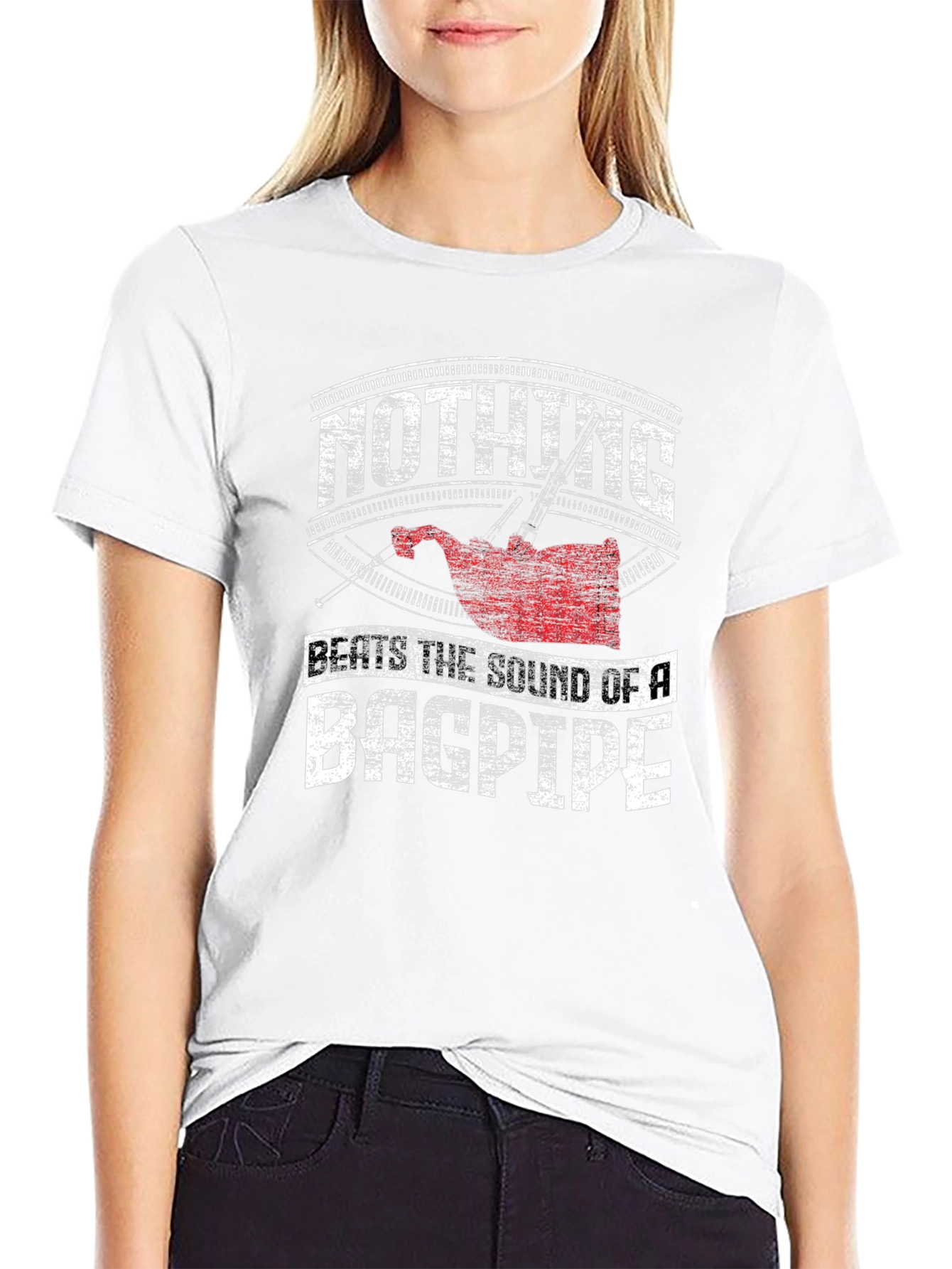 Nothing Beats the Sound of Bagpipe Graphic T-Shirt